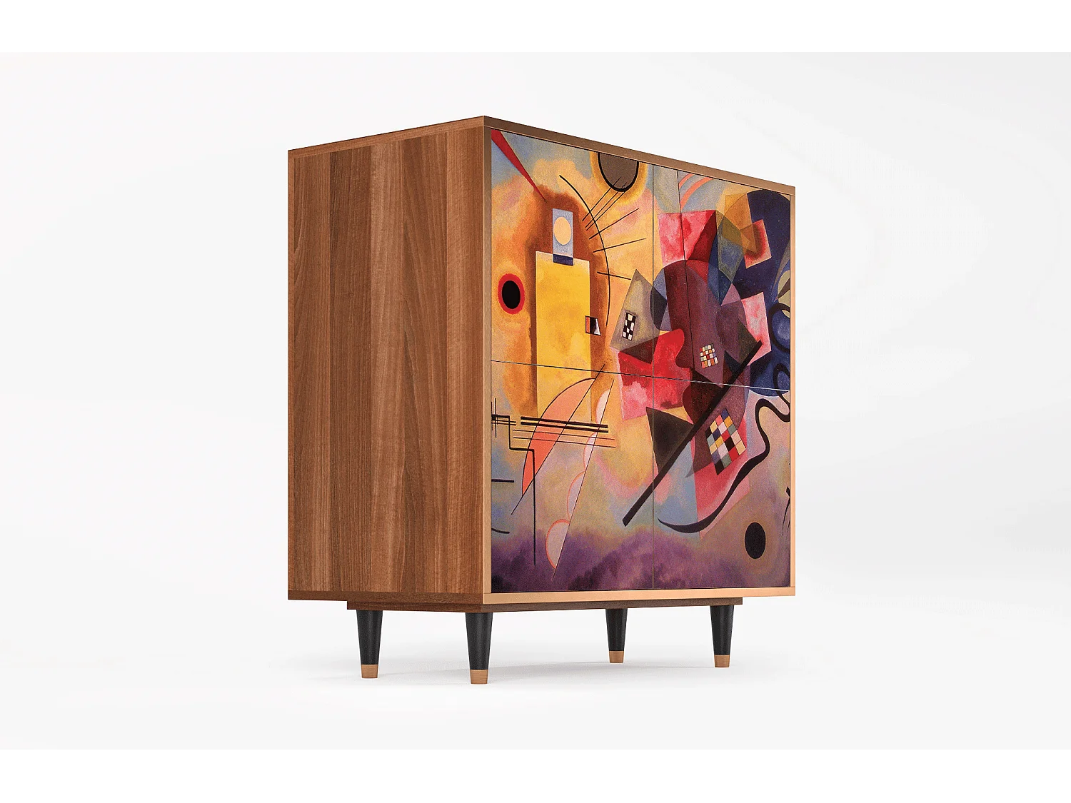 Sideboard - 94x96x48 cm - BS3 - Modern Art, Walnuss