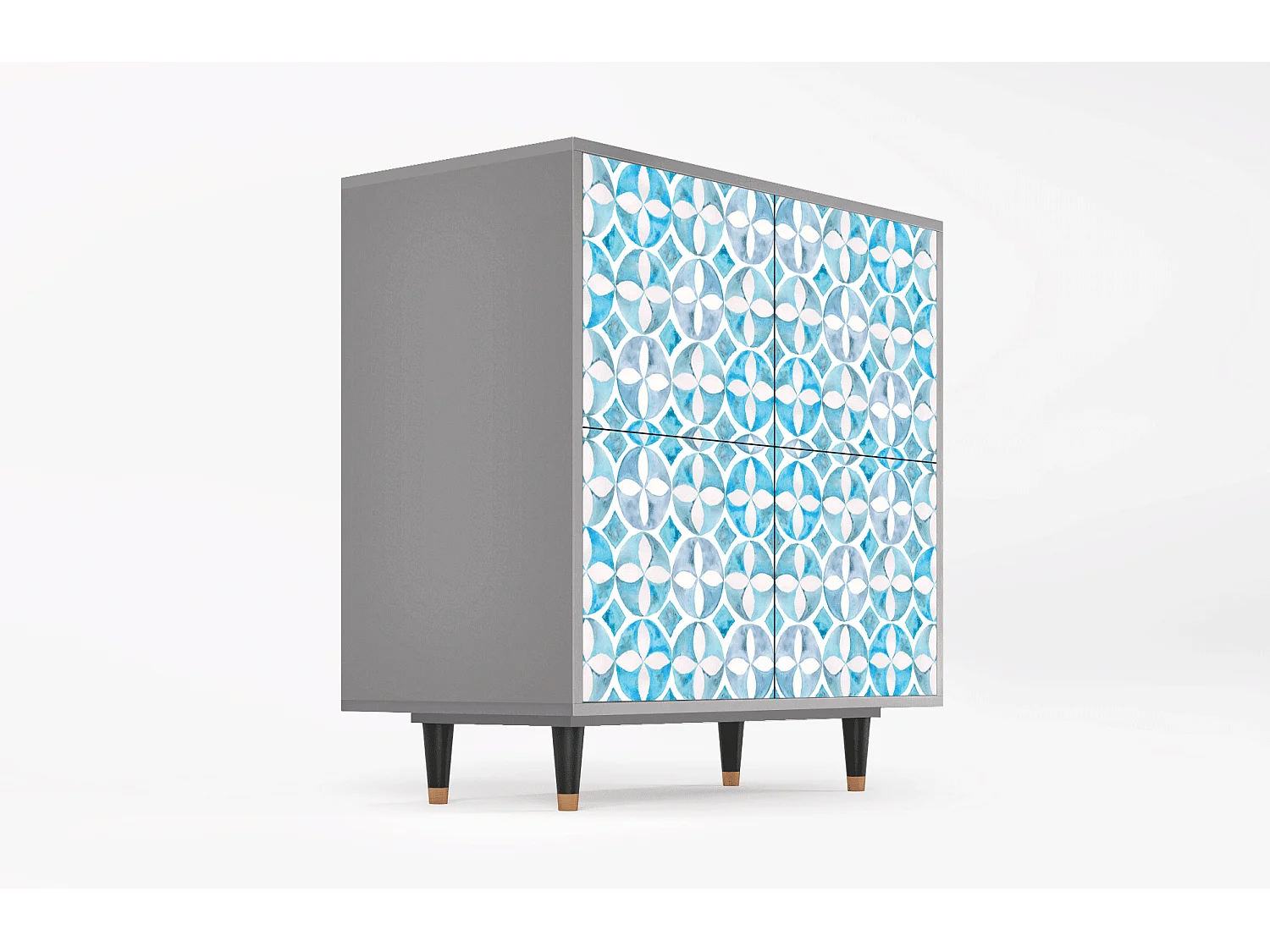 Credenza - 94x96x48 cm - BS3 - Porto Mood, Grigio