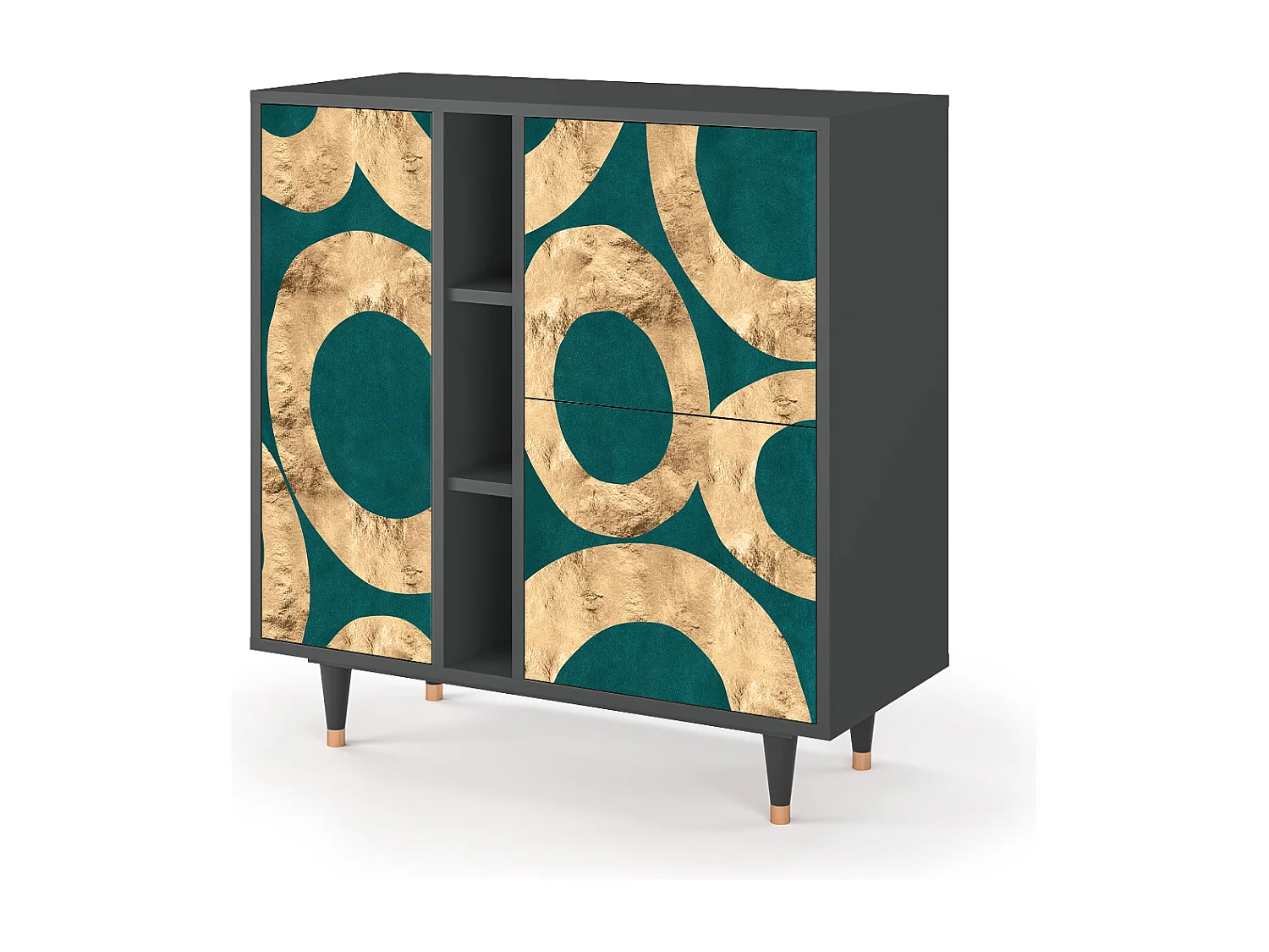 Aparador - 94х96х41 cm - BS5 - Zircon Sphere, Antracite