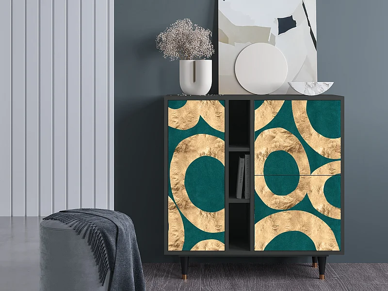 Aparador - 94х96х41 cm - BS5 - Zircon Sphere, Antracite