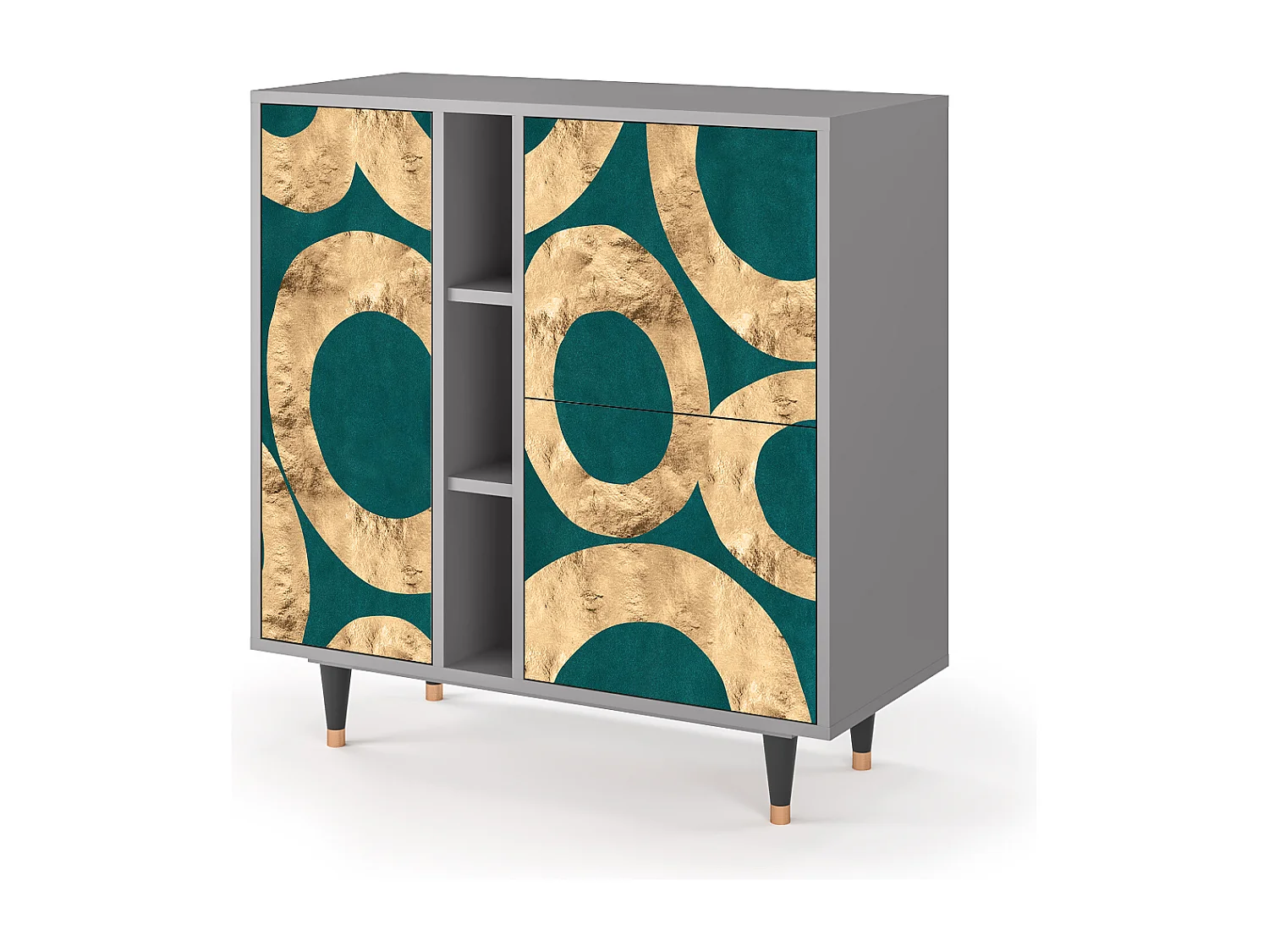 Credenza - 94х96х41 cm - BS5 - Zircon Sphere, Grigio