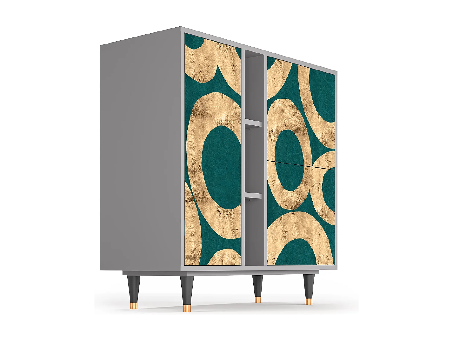 Credenza - 94х96х41 cm - BS5 - Zircon Sphere, Grigio