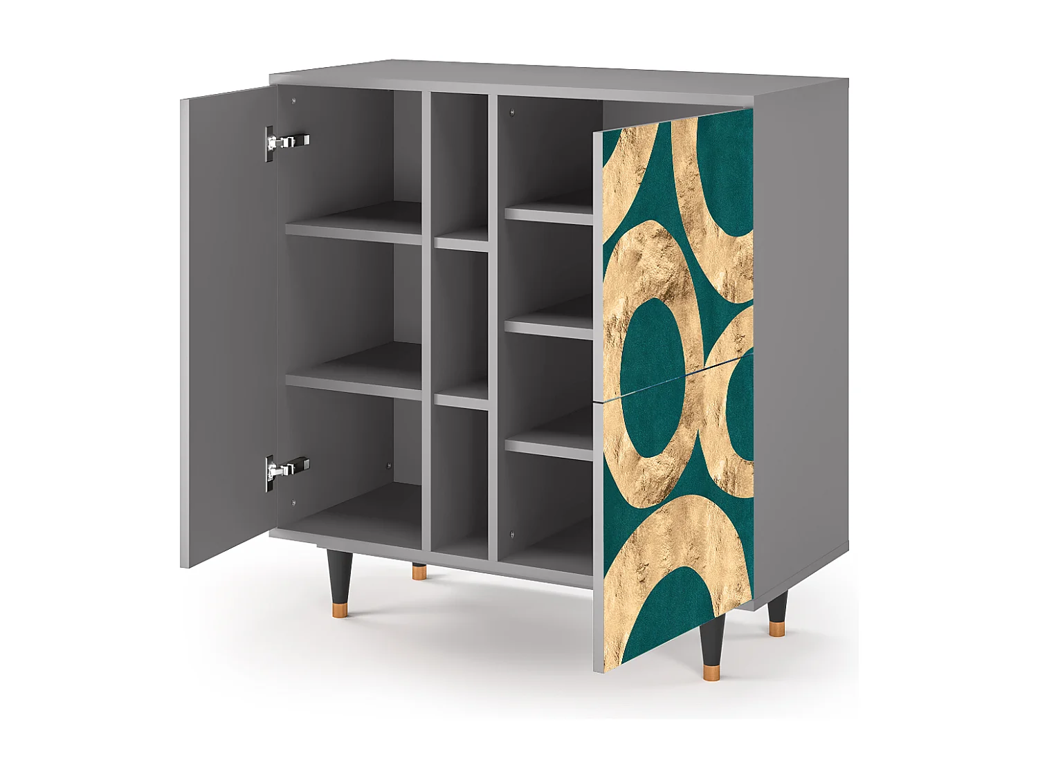 Credenza - 94х96х41 cm - BS5 - Zircon Sphere, Grigio