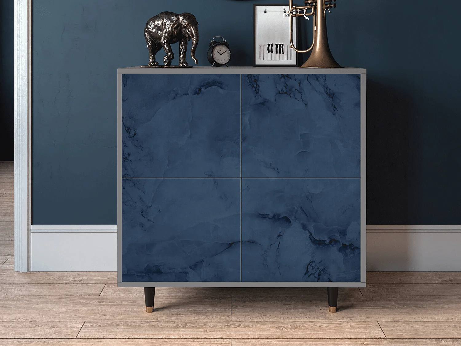 Buffet - 94x96x48 cm - BS3 - Endless Galaxi, Gris