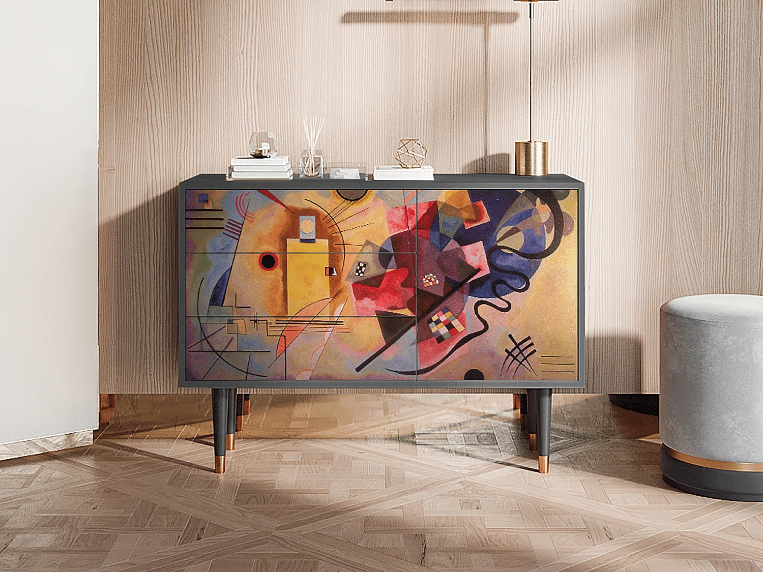 Credenza - 115х84х41 cm - S3 - Modern Art, Antracite