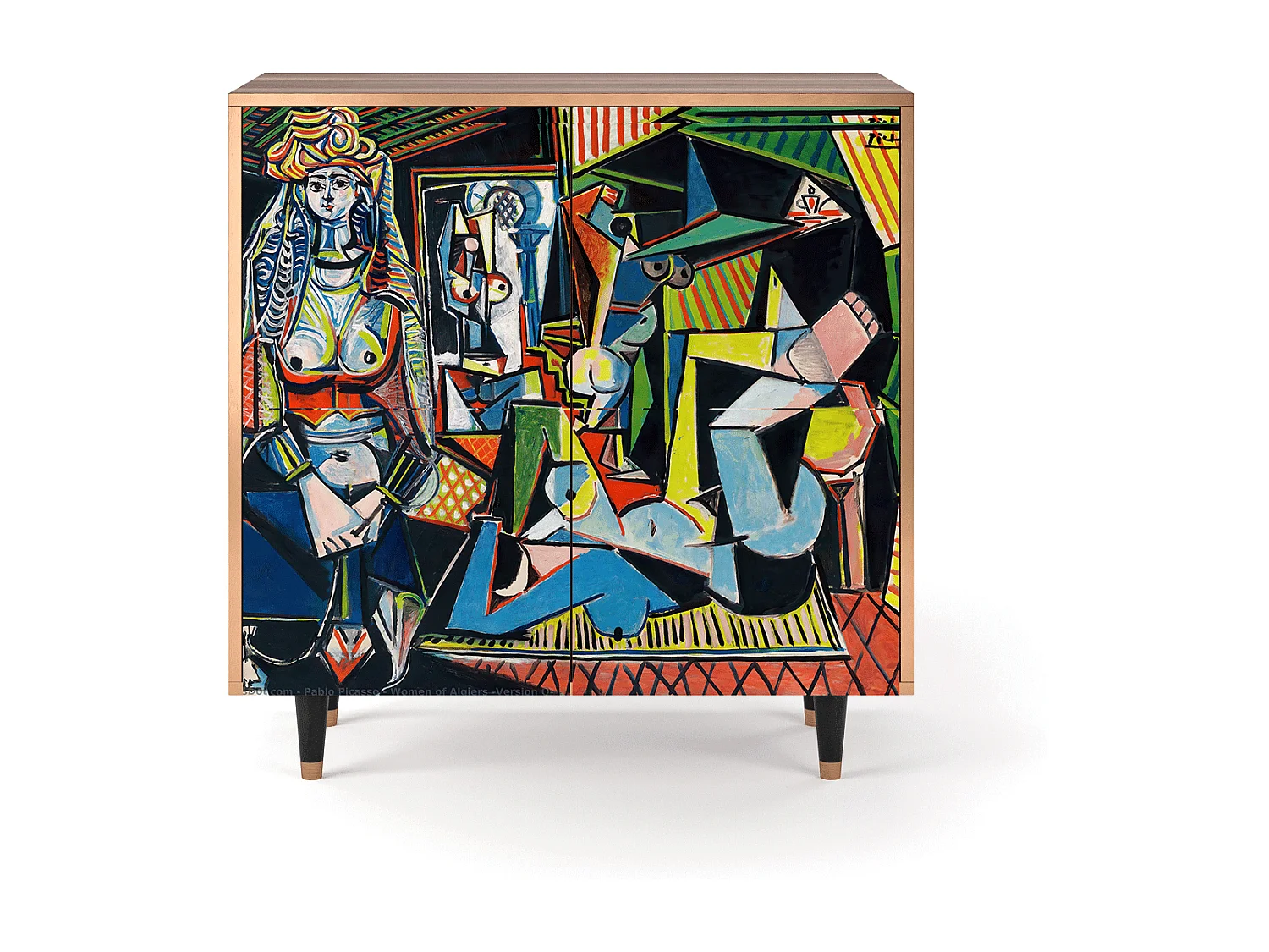 Credenza - 94x96x48 cm - BS3 - Women of Algiers, Noce