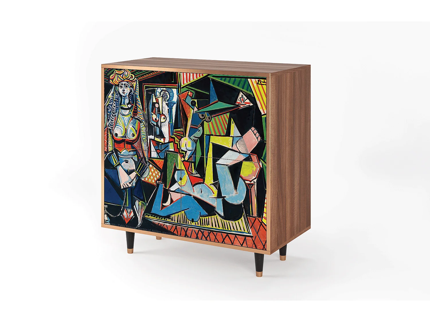 Credenza - 94x96x48 cm - BS3 - Women of Algiers, Noce
