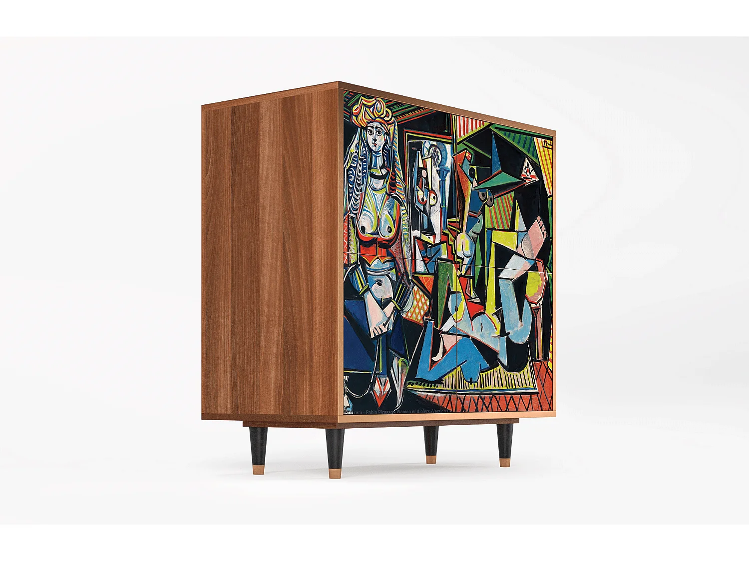 Credenza - 94x96x48 cm - BS3 - Women of Algiers, Noce
