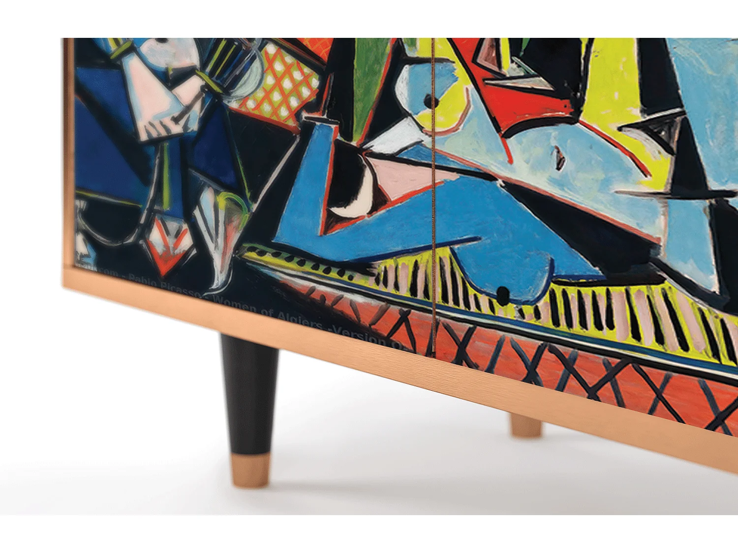 Buffet - 94x96x48 cm - BS3 - Women of Algiers, Noyer