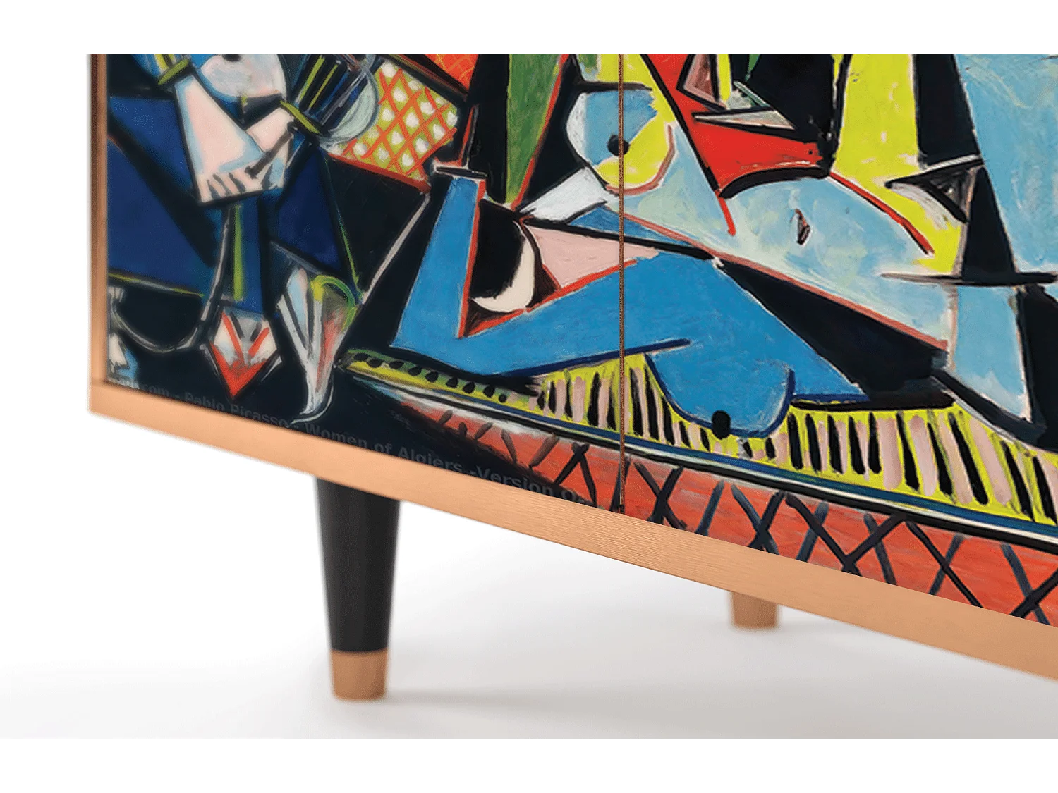 Buffet - 94x96x48 cm - BS3 - Women of Algiers, Noyer