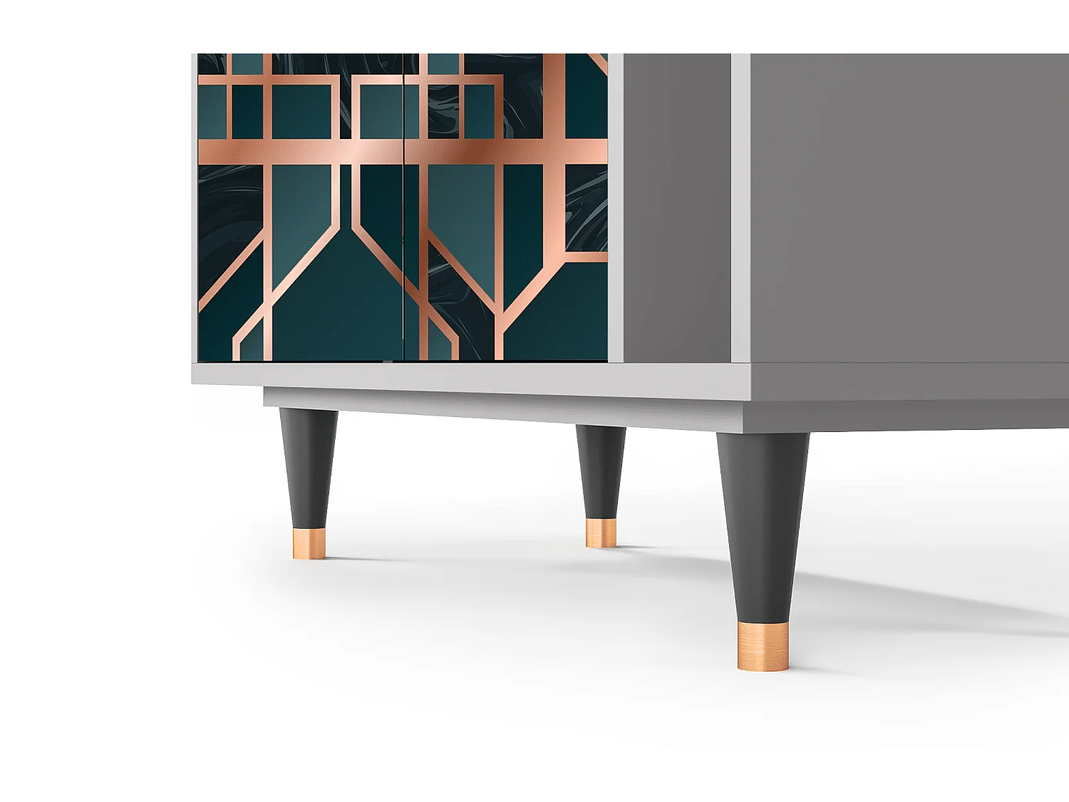 Dressoir - 96х110х41 cm - BS6 - Emerald Metro, Grijs