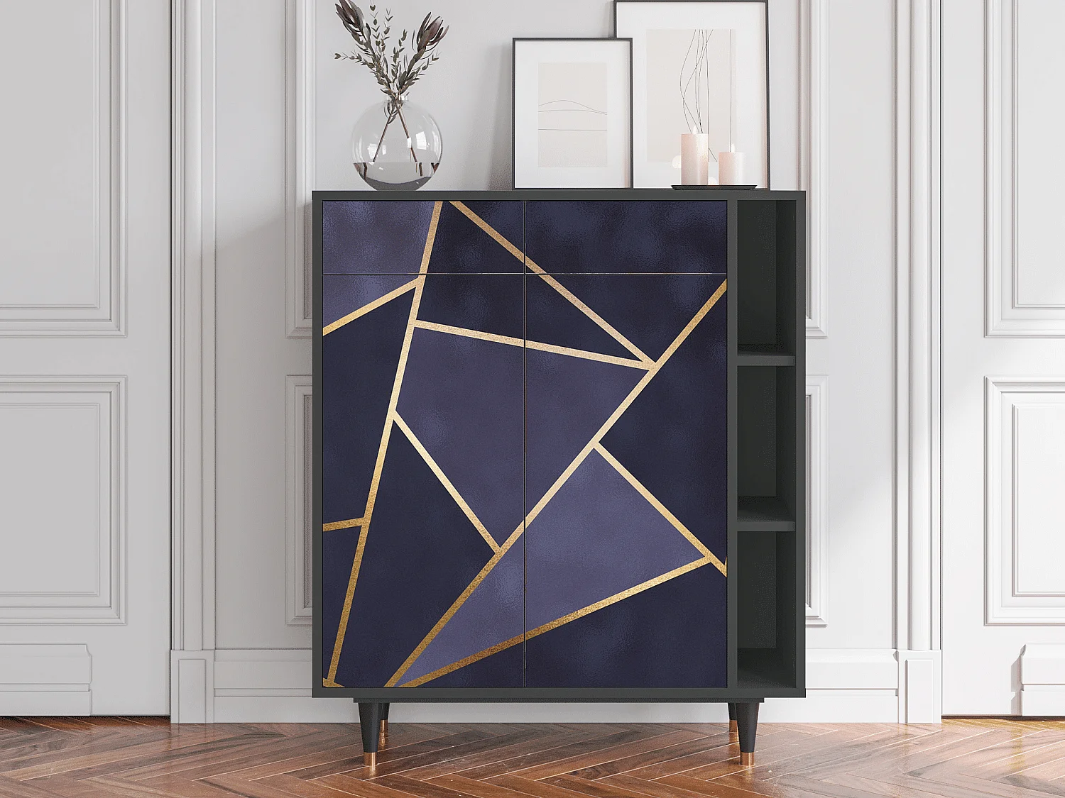 Buffet - 96х110х41 cm - BS6 - The Amethyst, Anthracite