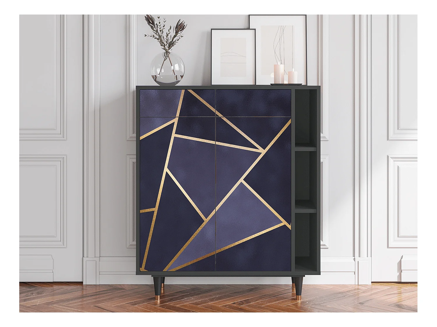 Credenza - 96х110х41 cm - BS6 - The Amethyst, Antracite