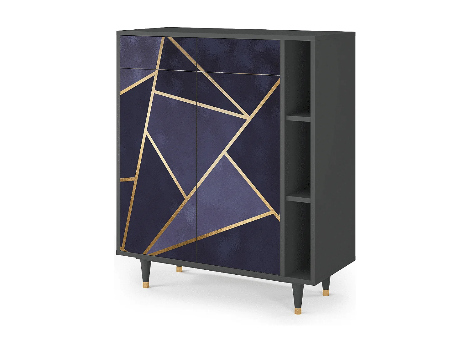 Buffet - 96х110х41 cm - BS6 - The Amethyst, Anthracite