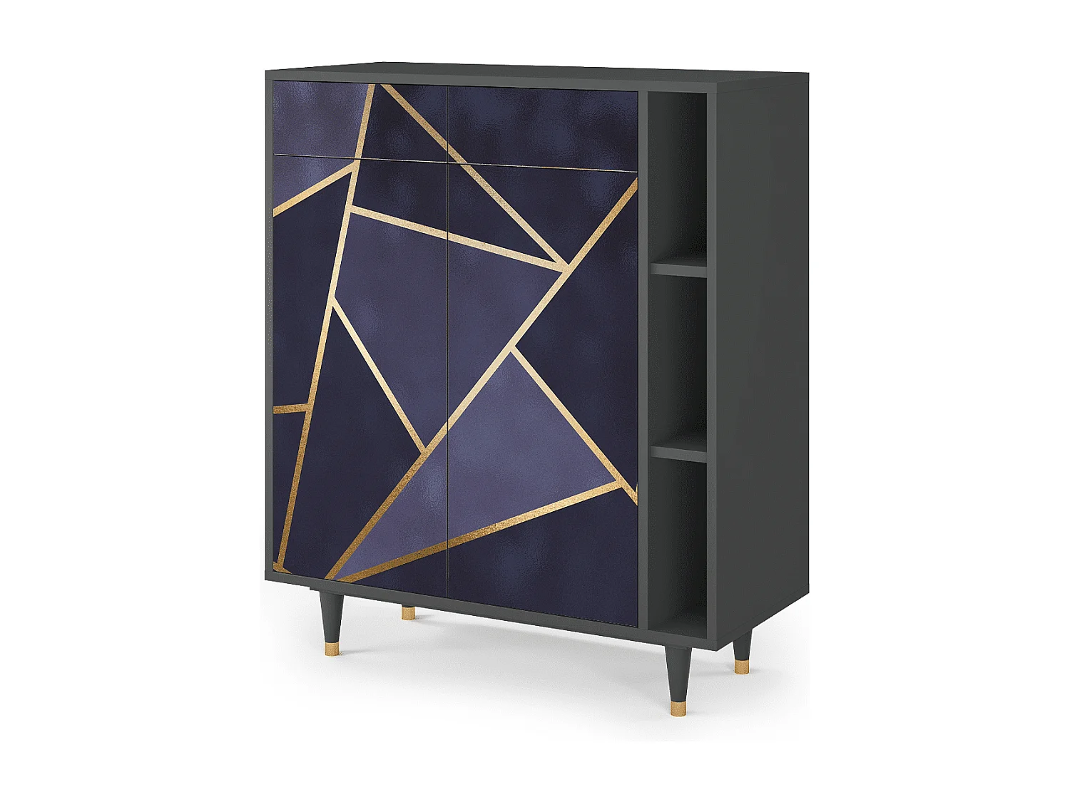 Buffet - 96х110х41 cm - BS6 - The Amethyst, Anthracite