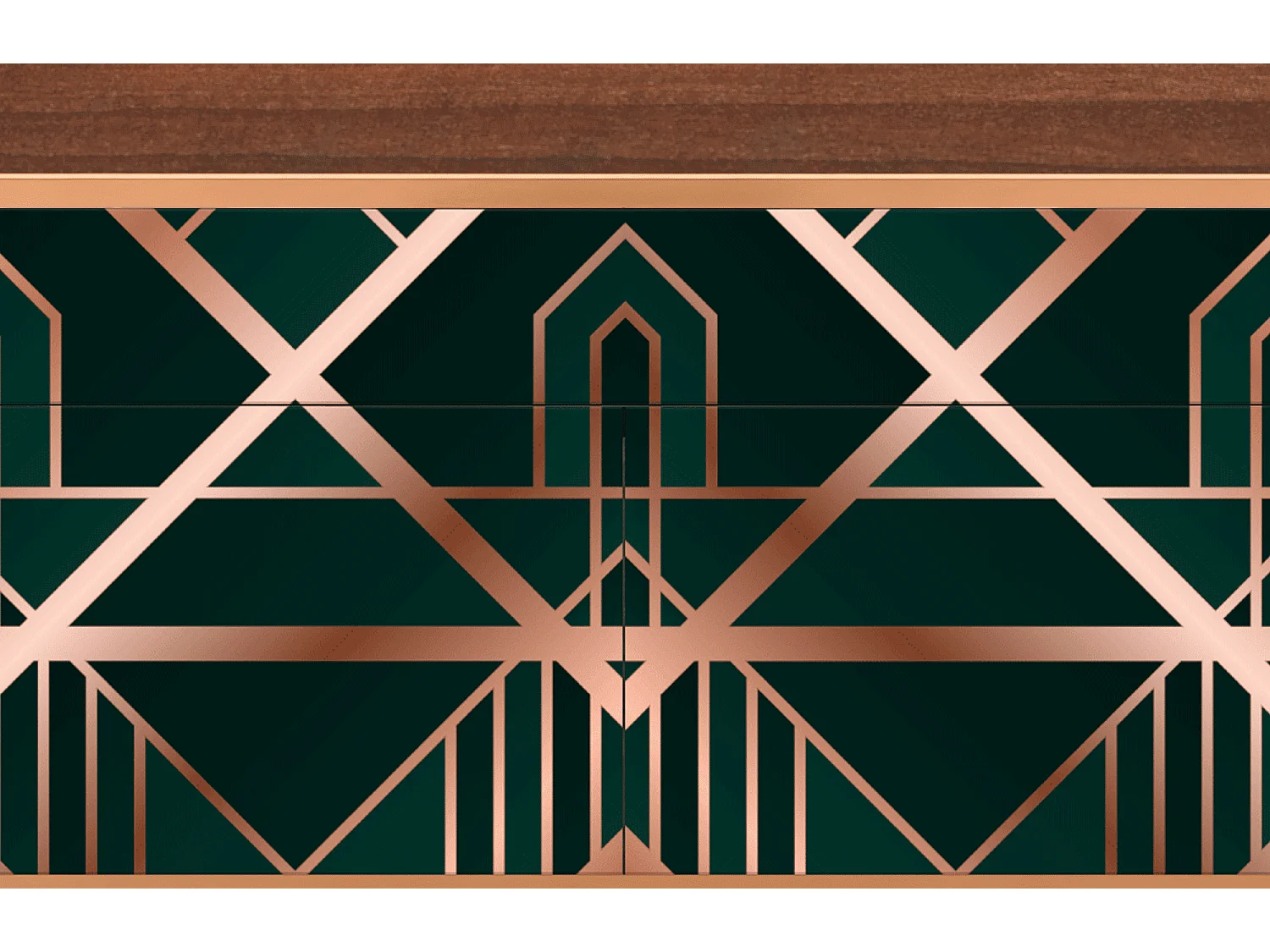 Buffet - 115x85x48 cm - BS4 - Emerald Gatsby, Noyer