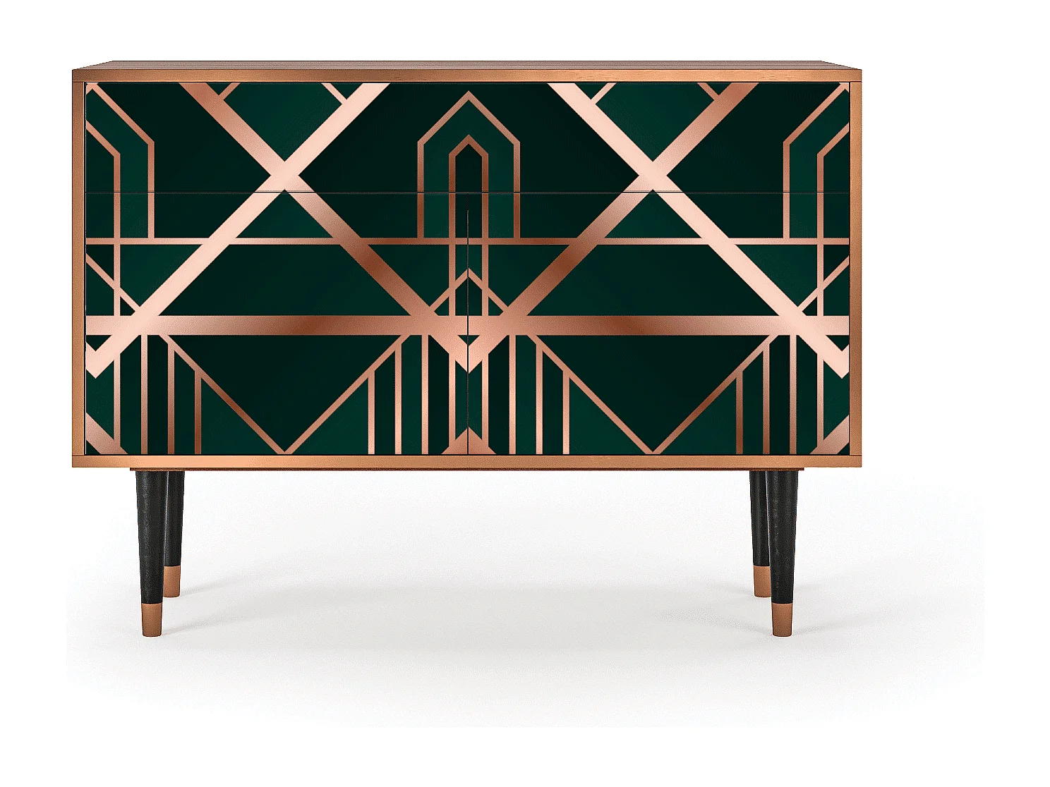 Kredens - 115x85x48 cm - BS4 - Emerald Gatsby, Orzech