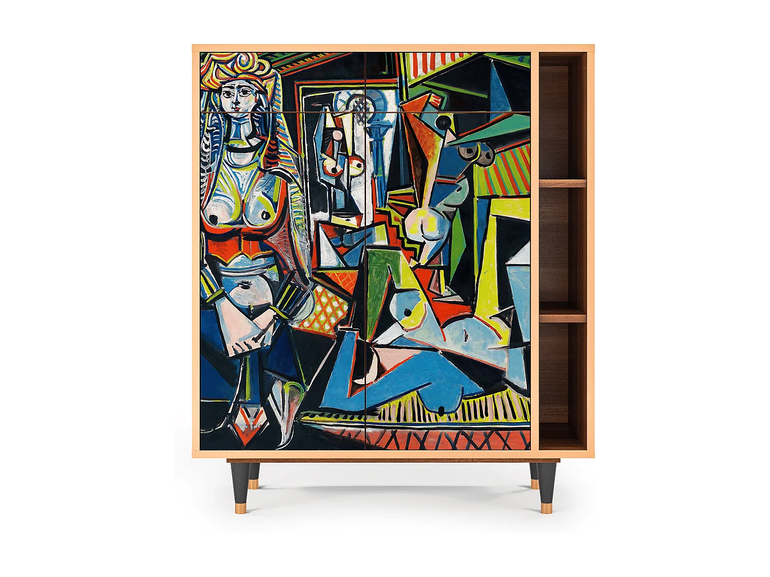 Credenza - 96х110х41 cm - BS6 - Women of Algiers, Noce