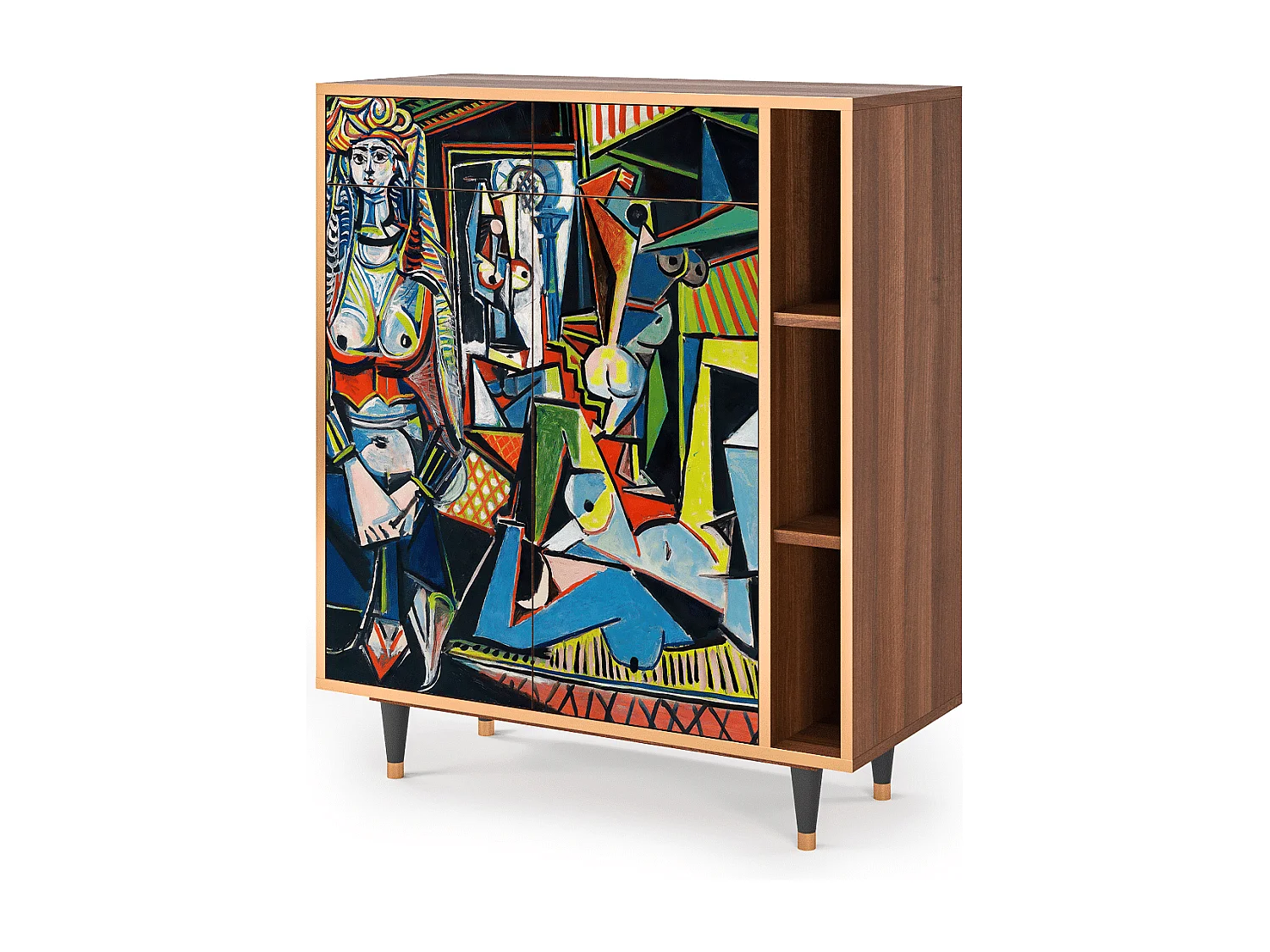 Credenza - 96х110х41 cm - BS6 - Women of Algiers, Noce