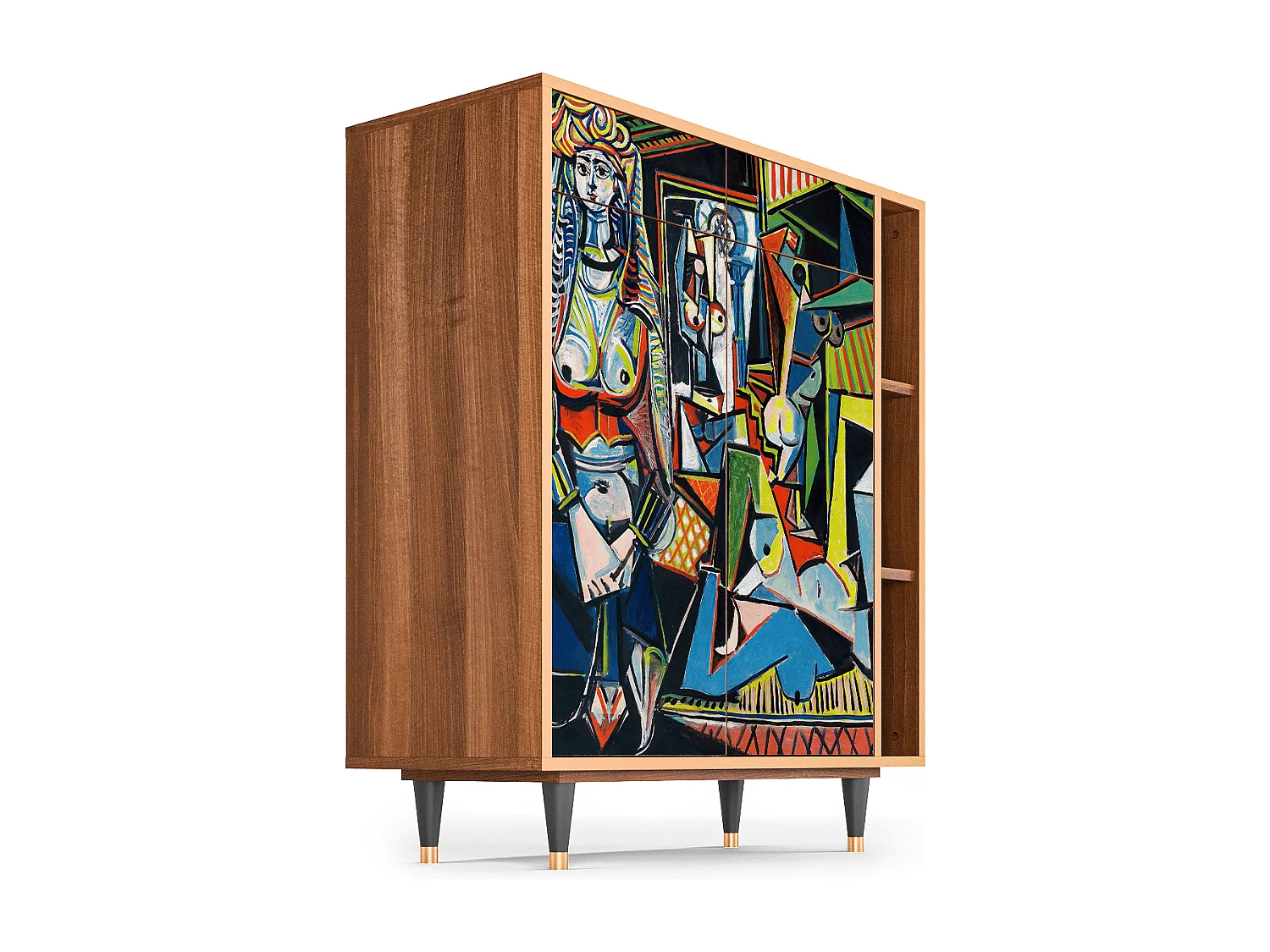 Credenza - 96х110х41 cm - BS6 - Women of Algiers, Noce