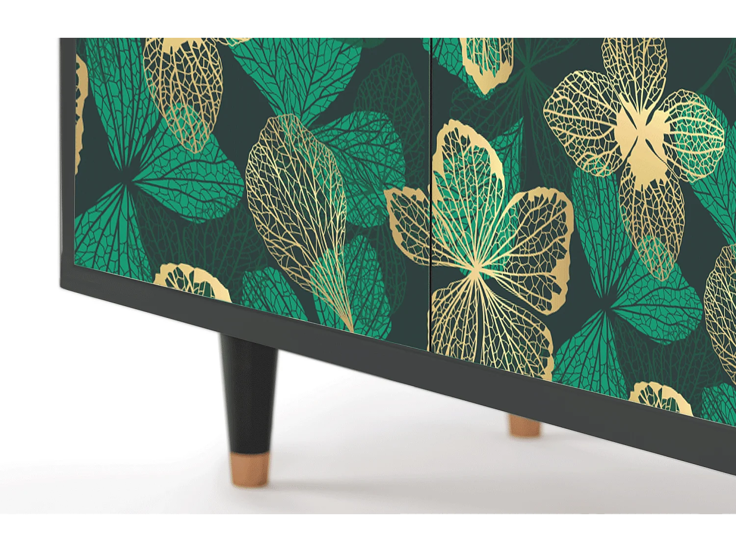 Dressoir - 94x96x48 cm - BS3 - Green Flower, Antraciet
