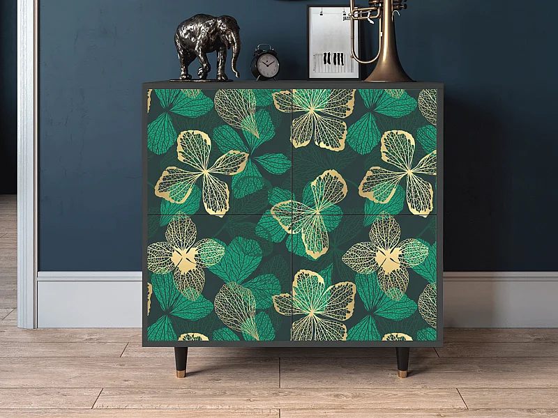 Aparador - 94x96x48 cm - BS3 - Green Flower, Antracite