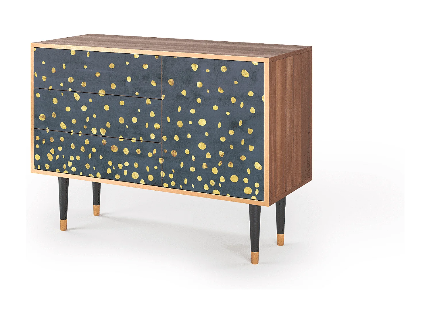 Buffet - 115х84х41 cm - S3 - Foggy Lights, Noyer