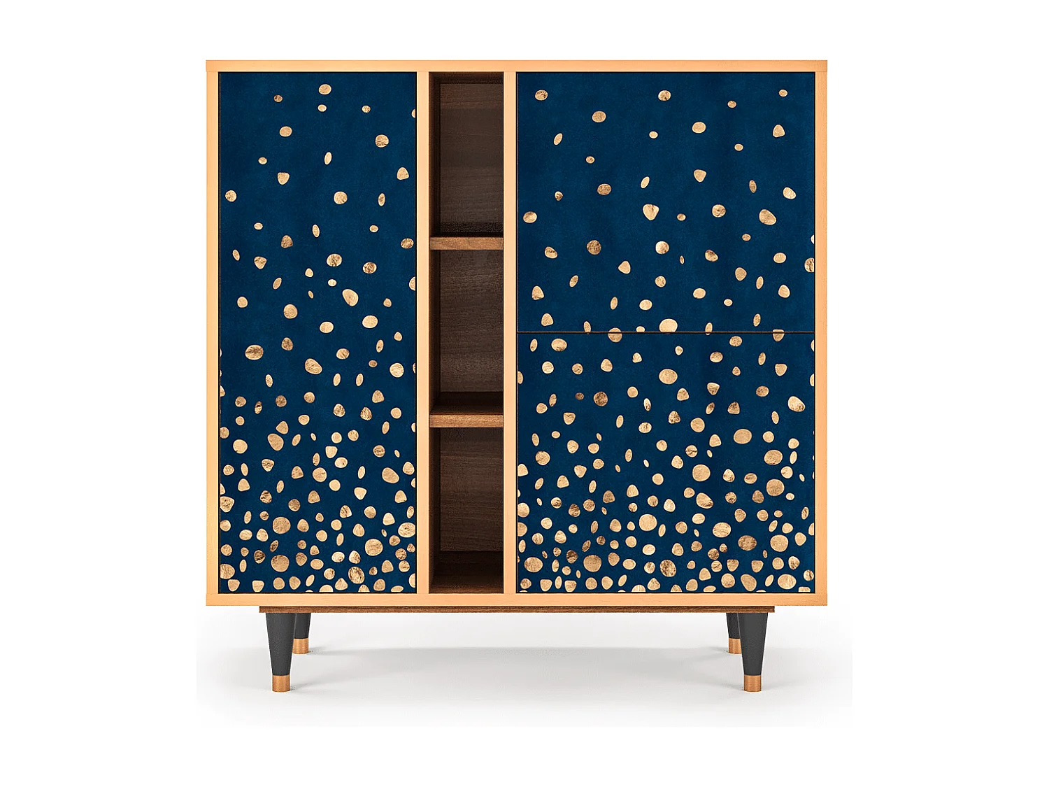 Kredens - 94х96х41 cm - BS5 - Night Skies, Orzech