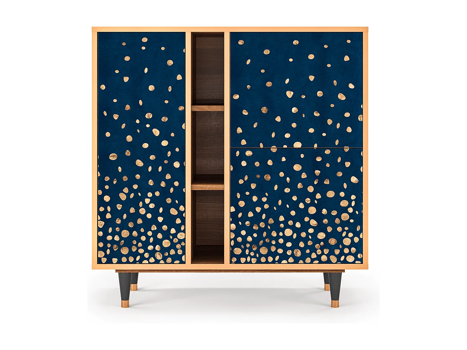 Kredens - 94х96х41 cm - BS5 - Night Skies, Orzech