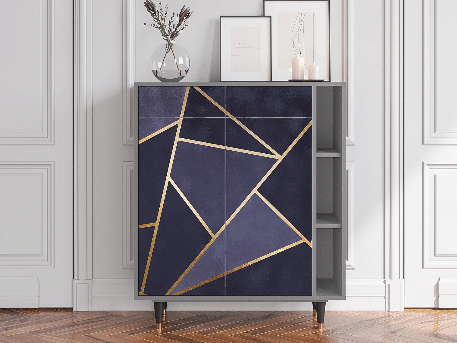 Buffet - 96х110х41 cm - BS6 - The Amethyst, Gris