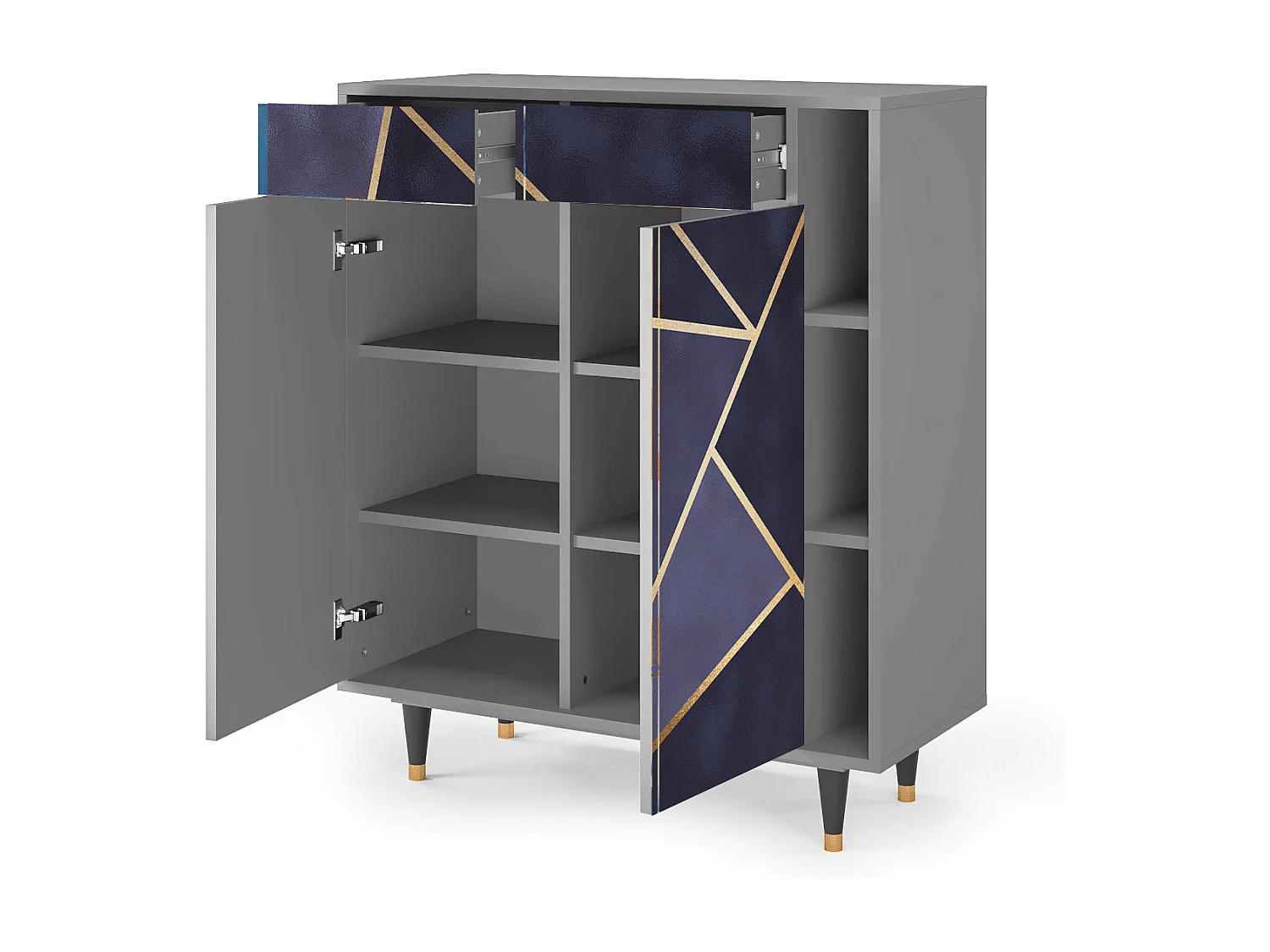 Buffet - 96х110х41 cm - BS6 - The Amethyst, Gris