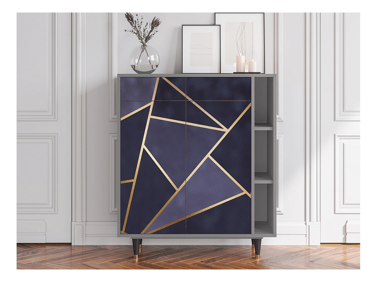 Credenza - 96х110х41 cm - BS6 - The Amethyst, Grigio