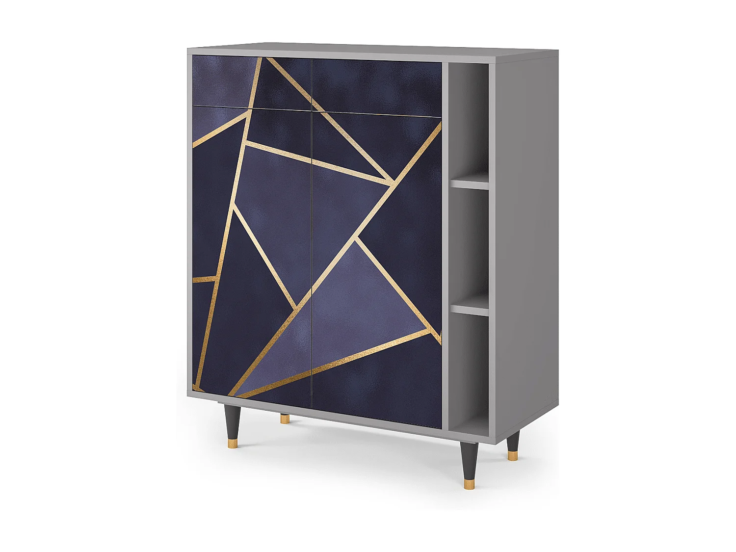 Buffet - 96х110х41 cm - BS6 - The Amethyst, Gris