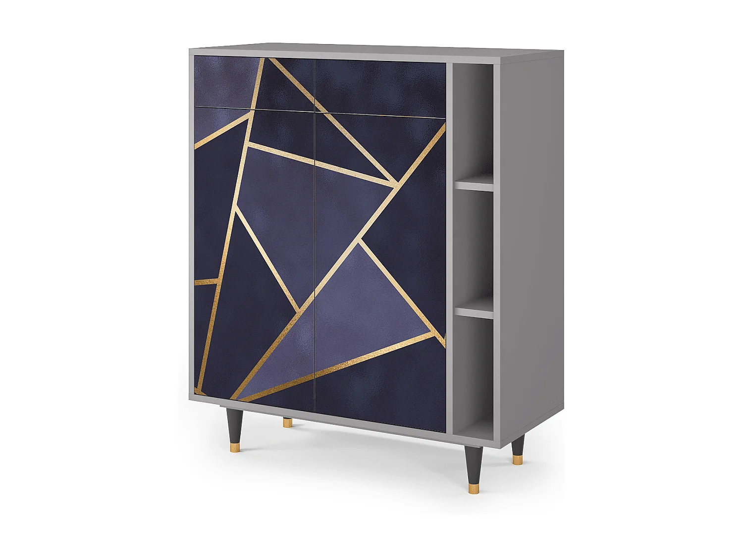 Buffet - 96х110х41 cm - BS6 - The Amethyst, Gris