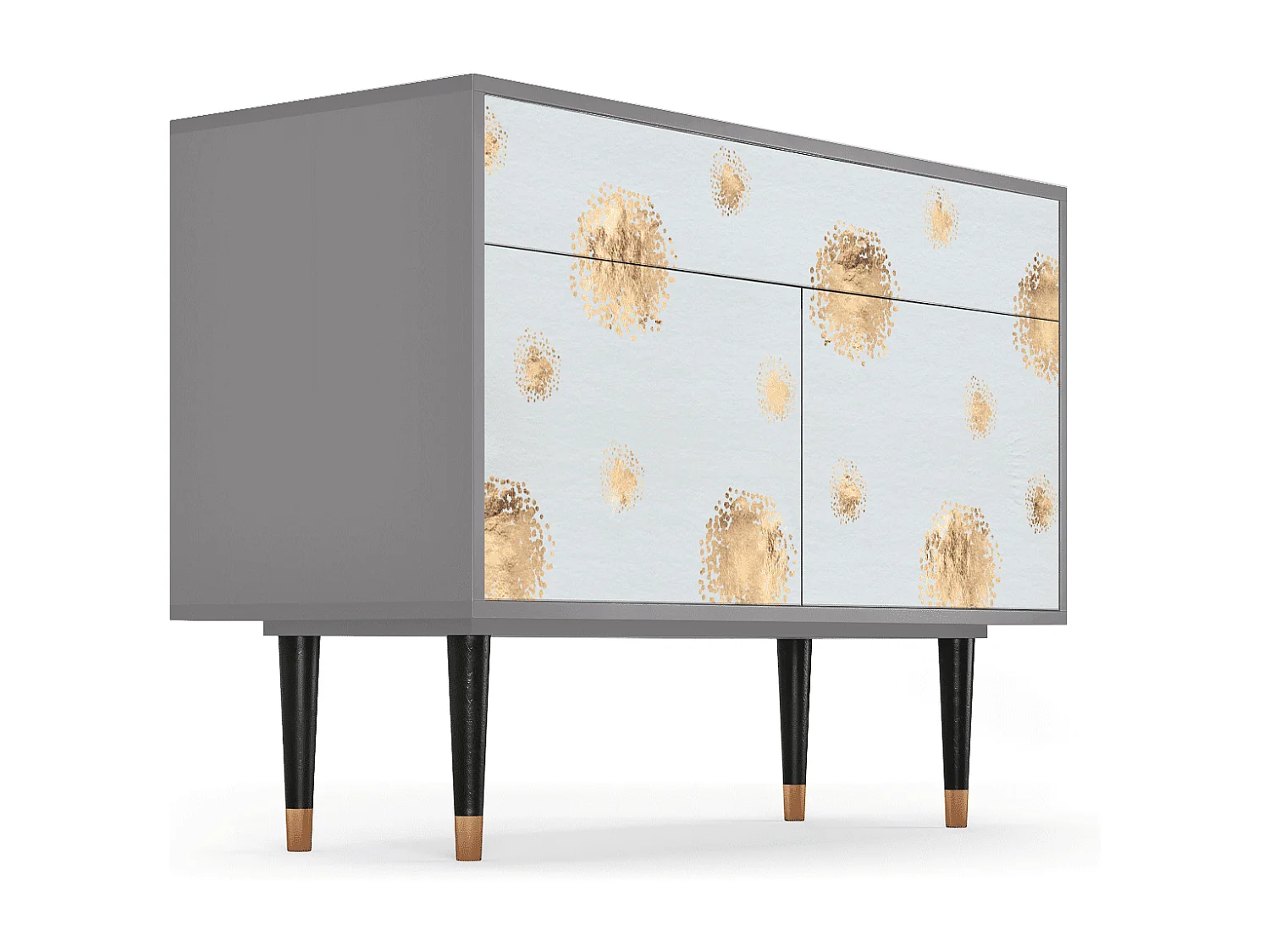 Sideboard - 115x85x48 cm - BS4 - Sky Latte, Grau