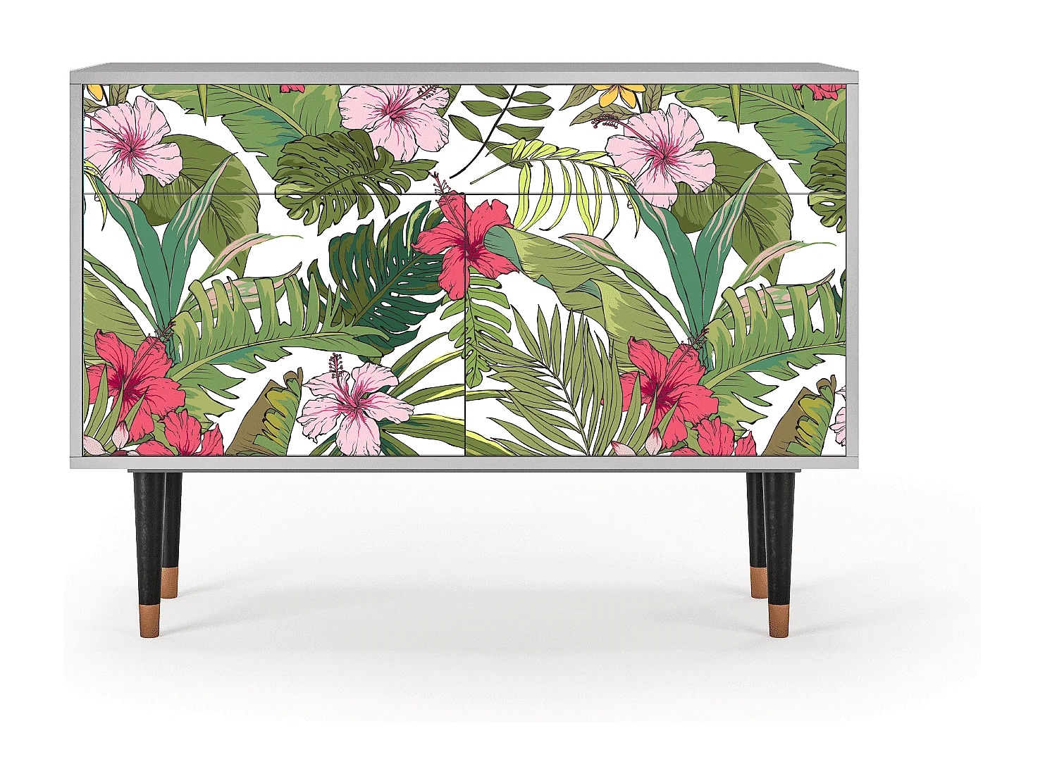 Aparador - 115x85x48 cm - BS4 - Verdant Tropics, Gris