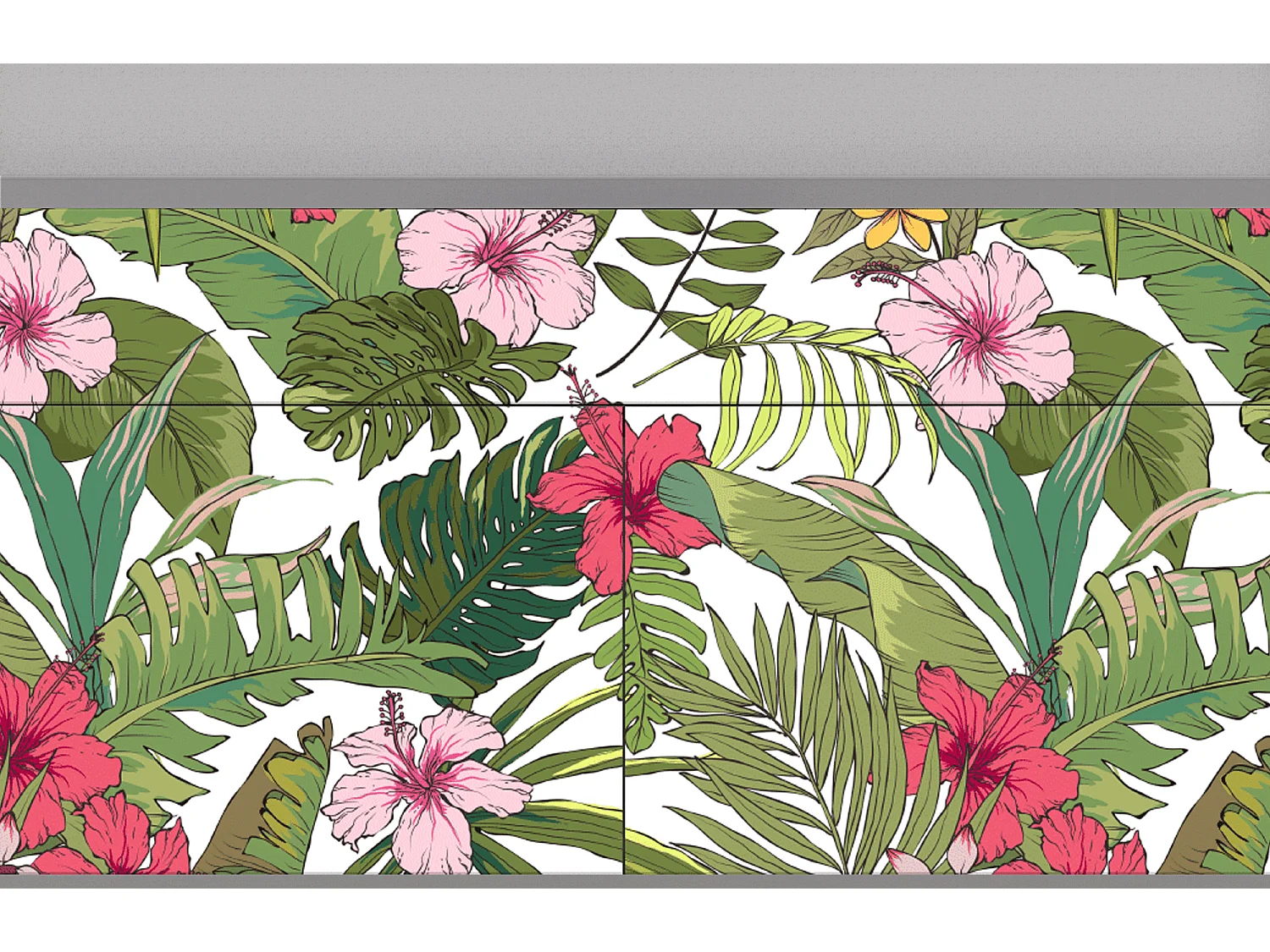 Aparador - 115x85x48 cm - BS4 - Verdant Tropics, Gris