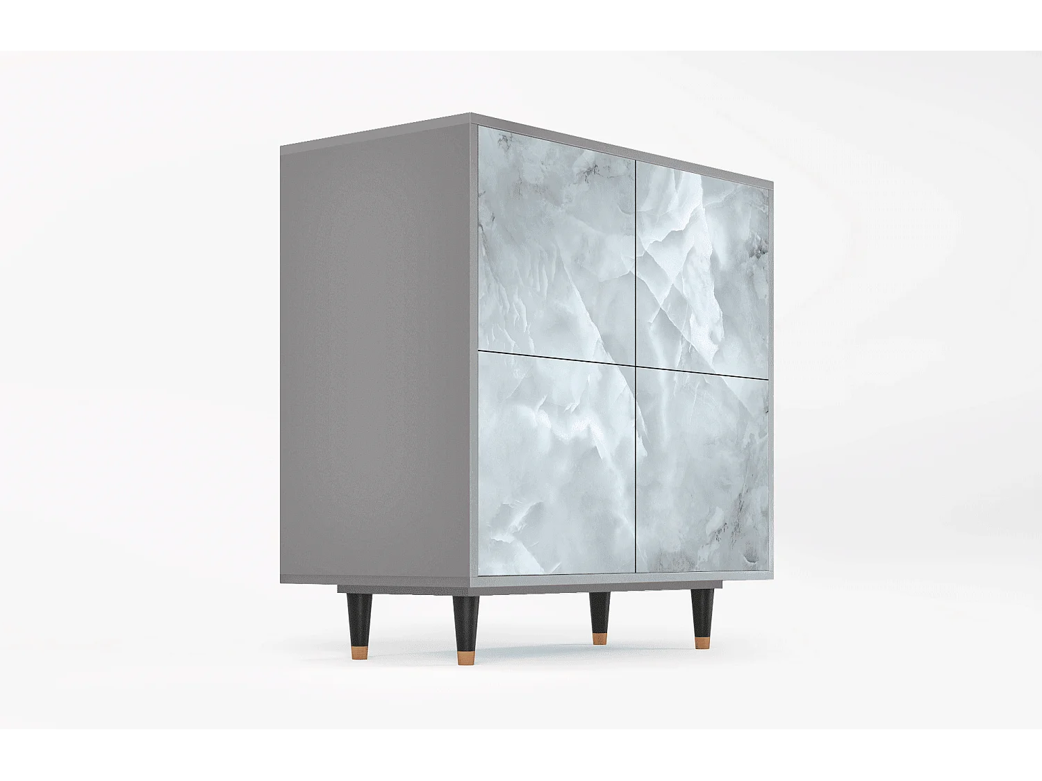 Buffet - 94x96x48 cm - BS3 - The Onyx, Gris