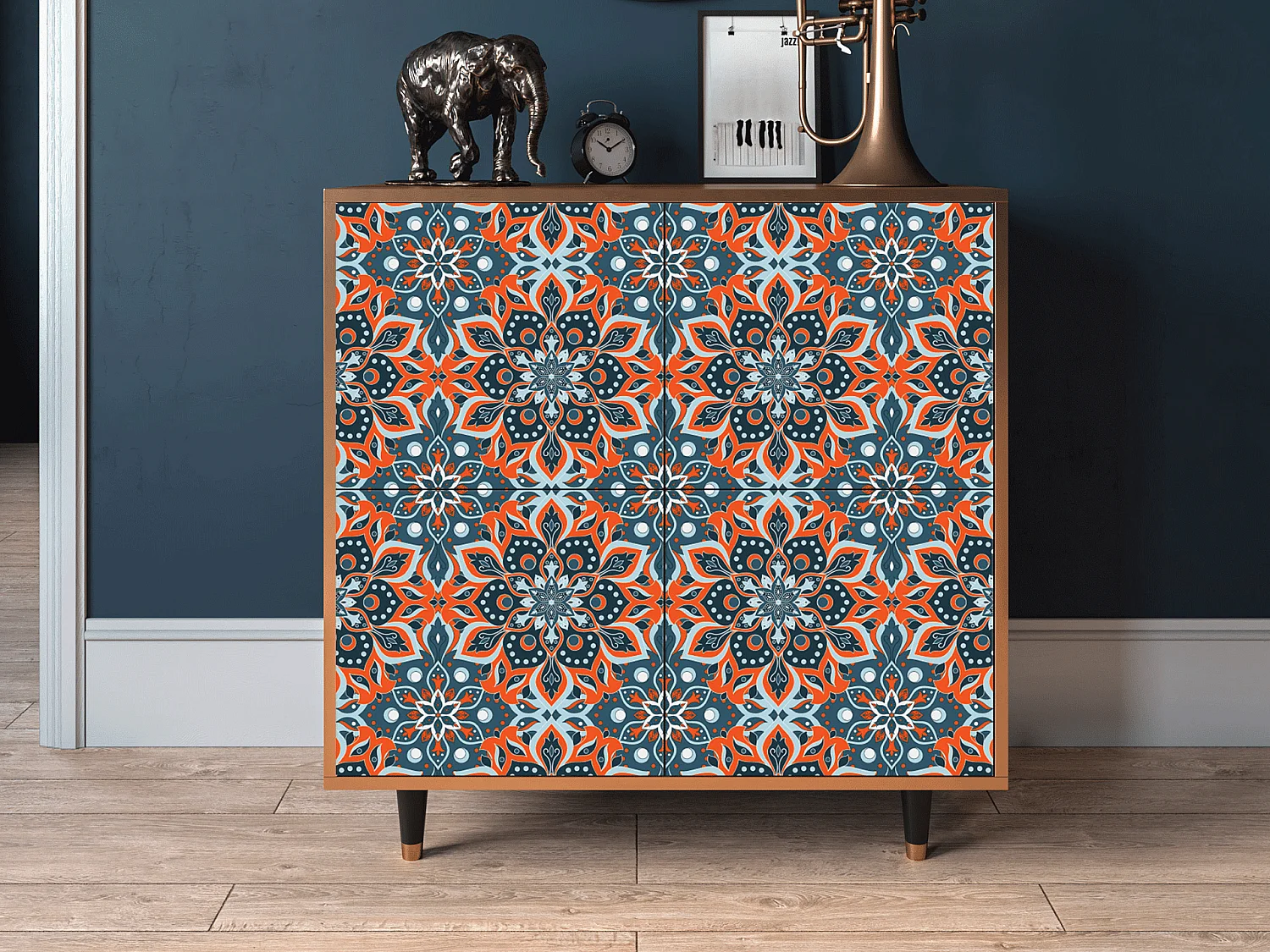 Credenza - 94x96x48 cm - BS3 - Fire Beetle, Noce