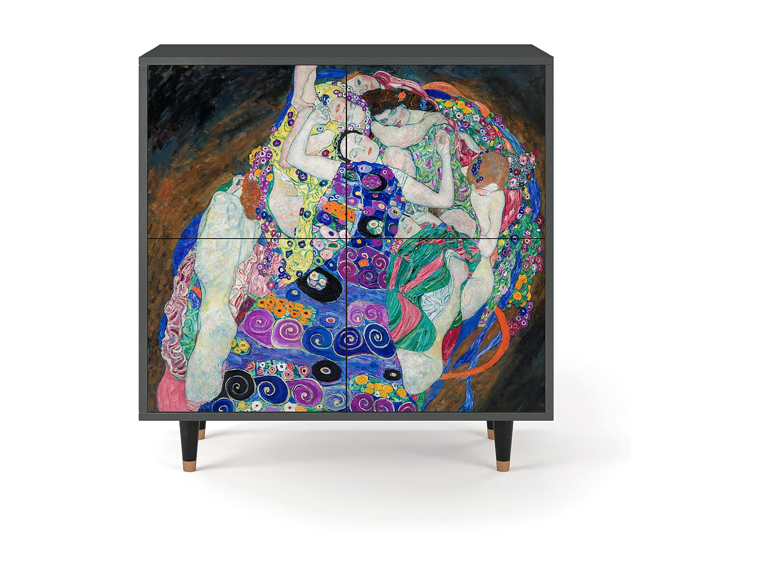Buffet - 94x96x48 cm - BS3 - The Maiden by Klimt, Anthracite