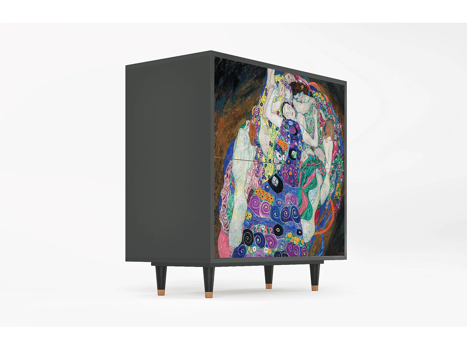 Buffet - 94x96x48 cm - BS3 - The Maiden by Klimt, Anthracite