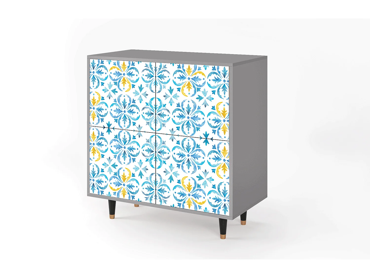 Buffet - 94x96x48 cm - BS3 - Lisbon Flover, Gris