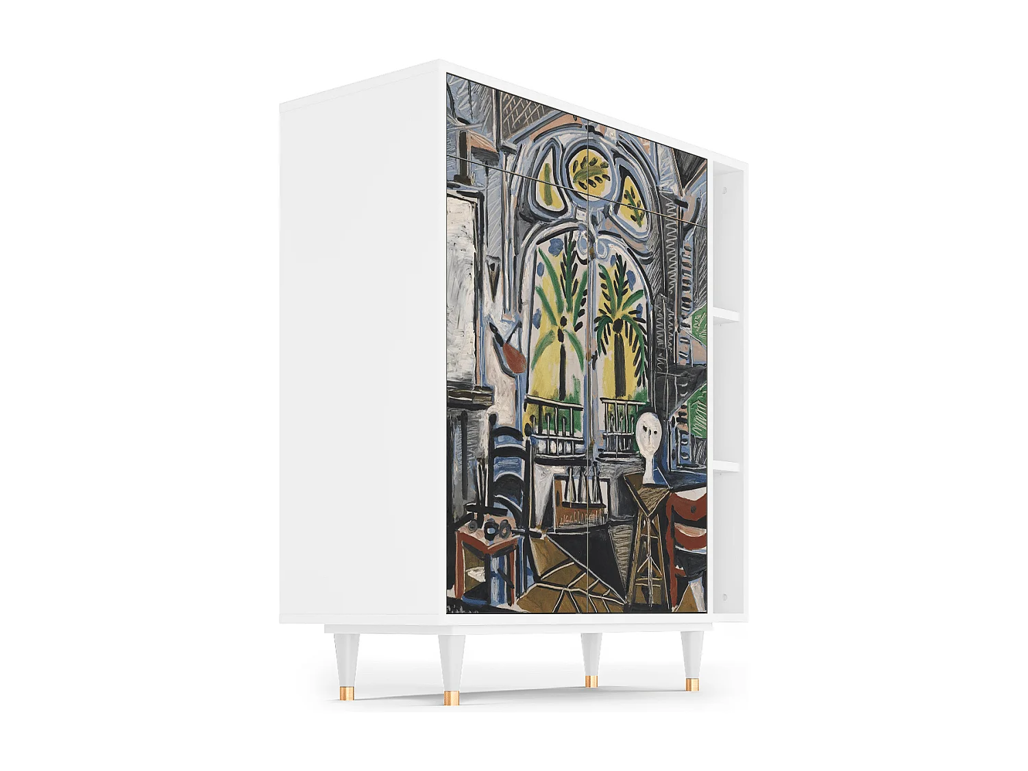 Dressoir - 96х110х41 cm - BS6 - The Studio , Wit