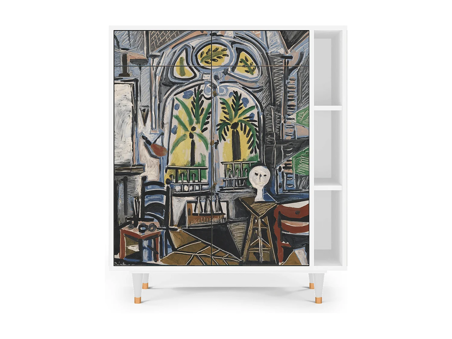 Buffet - 96х110х41 cm - BS6 - The Studio , Blanc