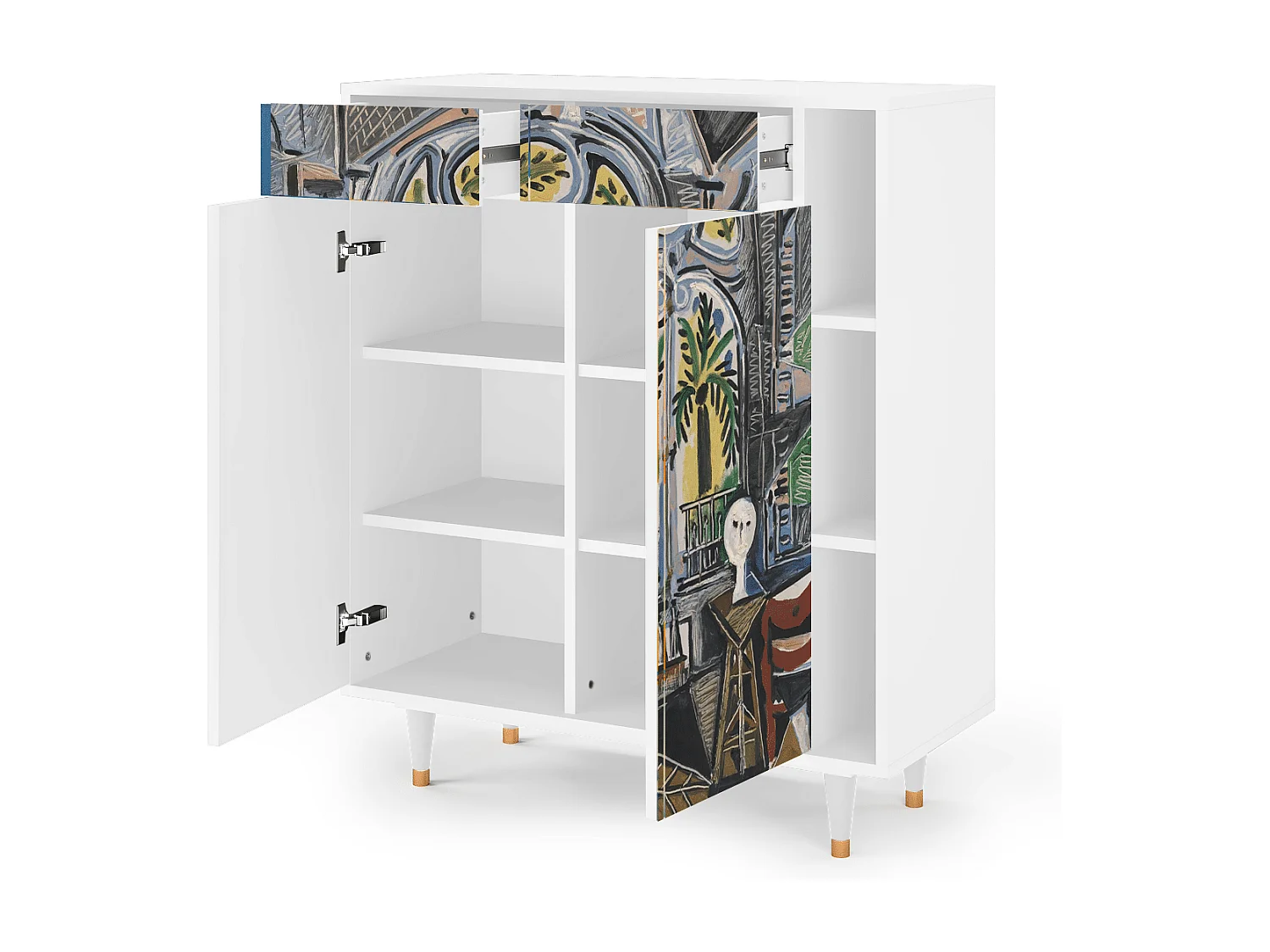 Buffet - 96х110х41 cm - BS6 - The Studio , Blanc