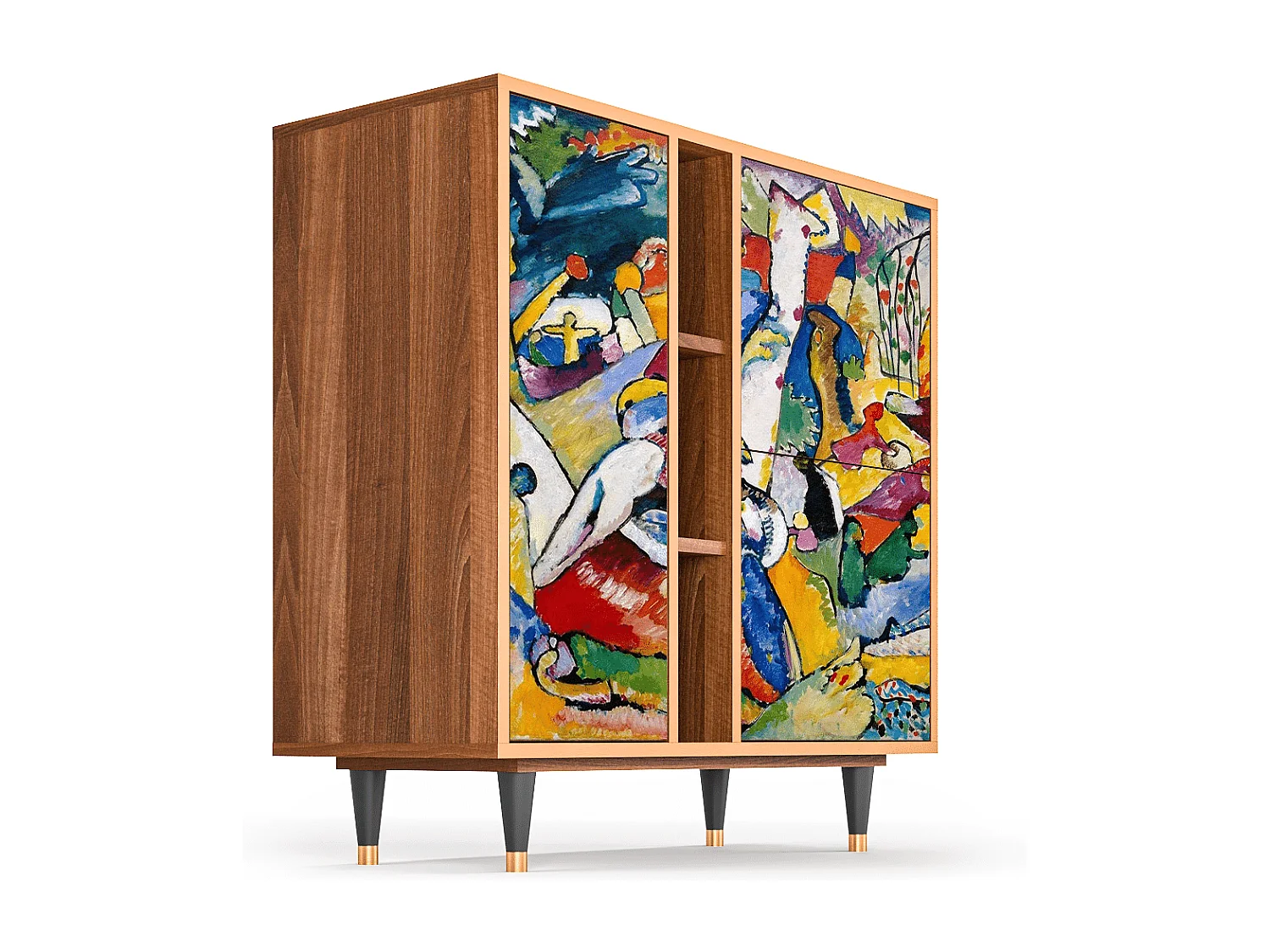 Sideboard - 94х96х41 cm - BS5 - Improvisation 26  , Walnuss
