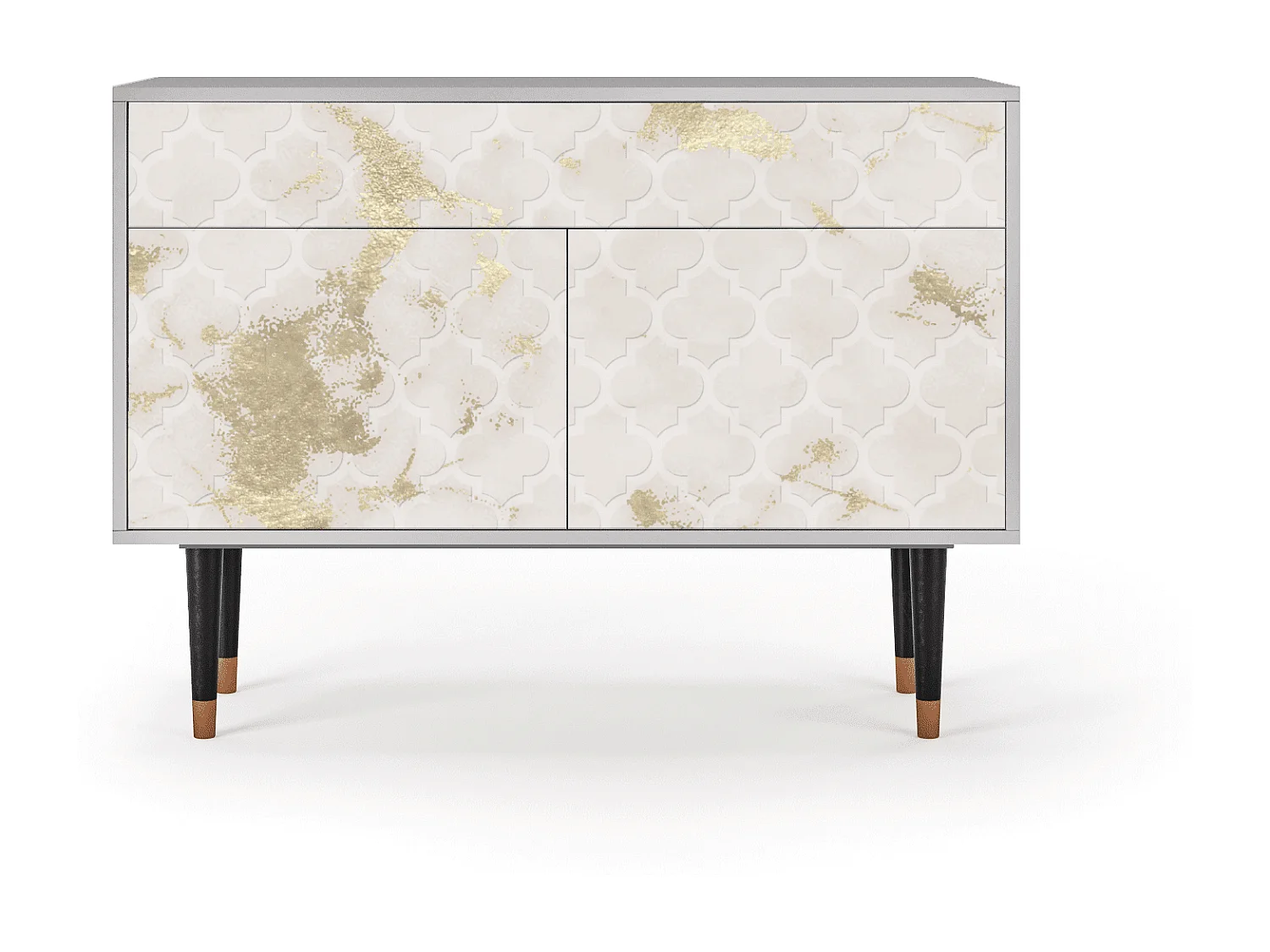 Credenza - 115x85x48 cm - BS4 - Sahara desert, Grigio