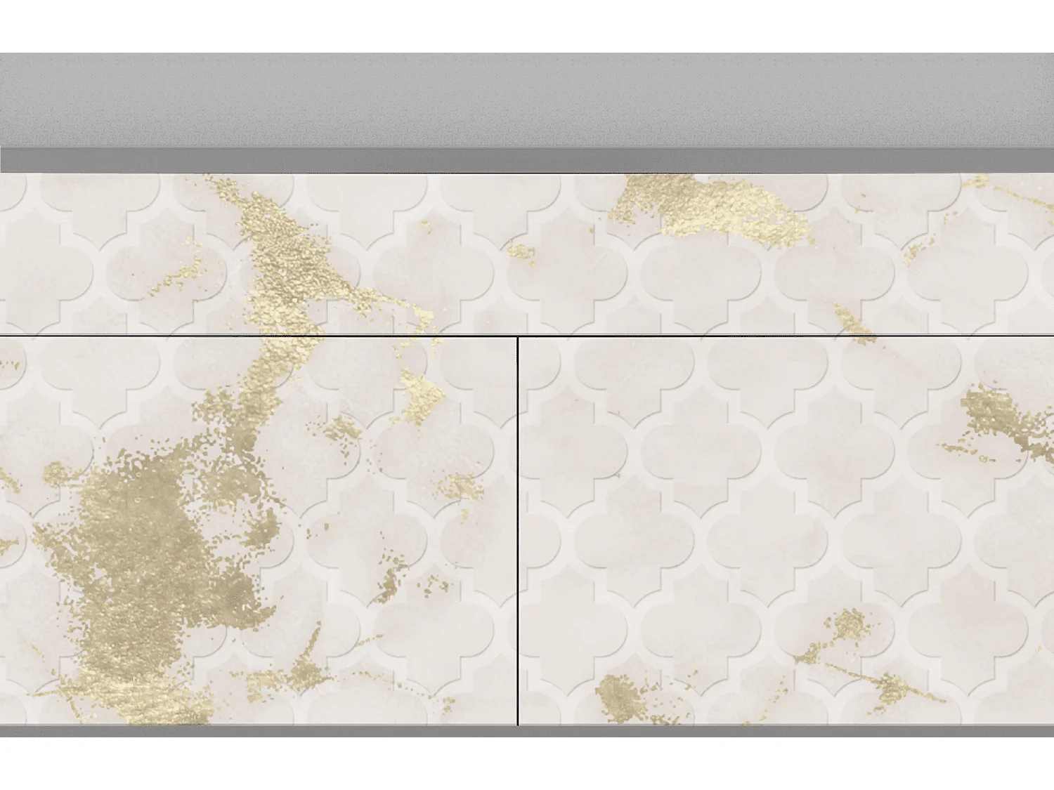 Credenza - 115x85x48 cm - BS4 - Sahara desert, Grigio