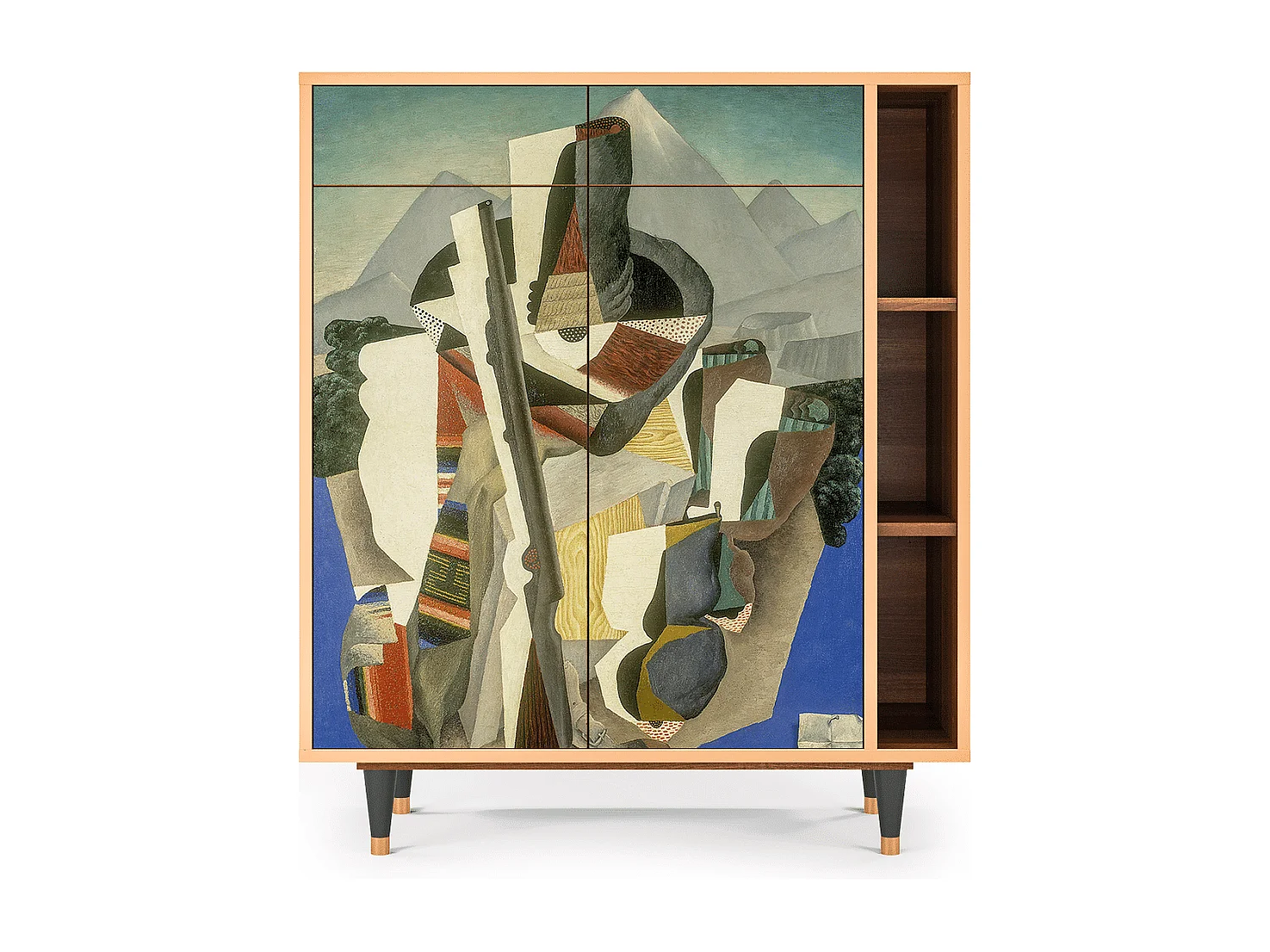 Buffet - 96х110х41 cm - BS6 - The Cubist Paintings , Noyer