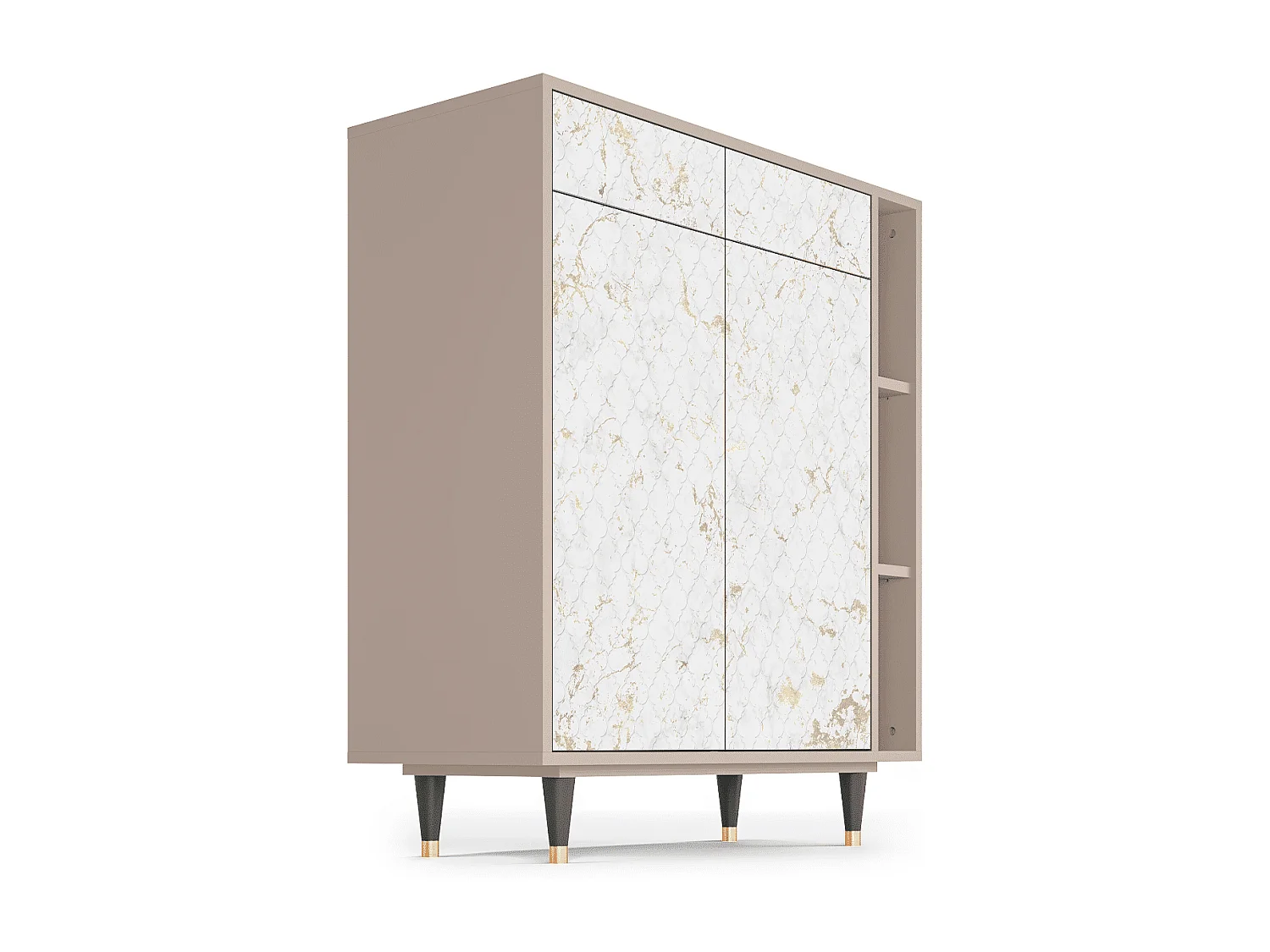 Sideboard - 96х110х41 cm - BS6 - Sweet Cotton, Latte